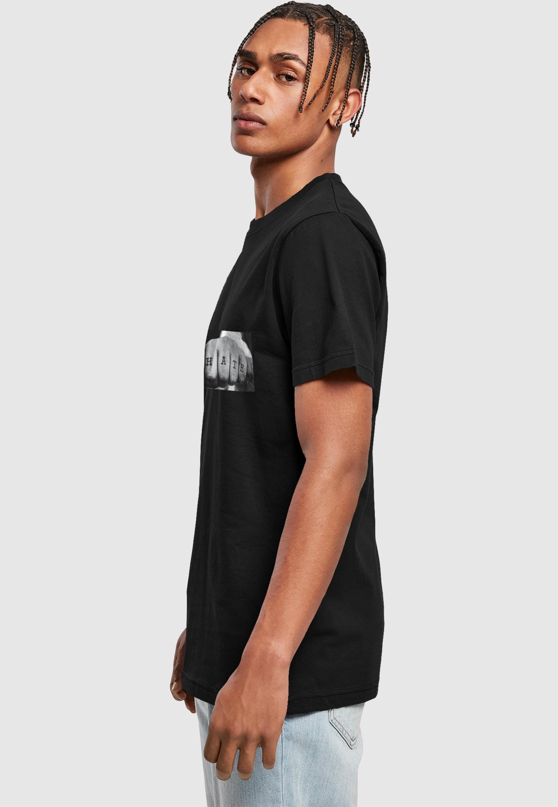 MisterTee T-Shirt »MisterTee Love Hate Tee«, (1 tlg.)
