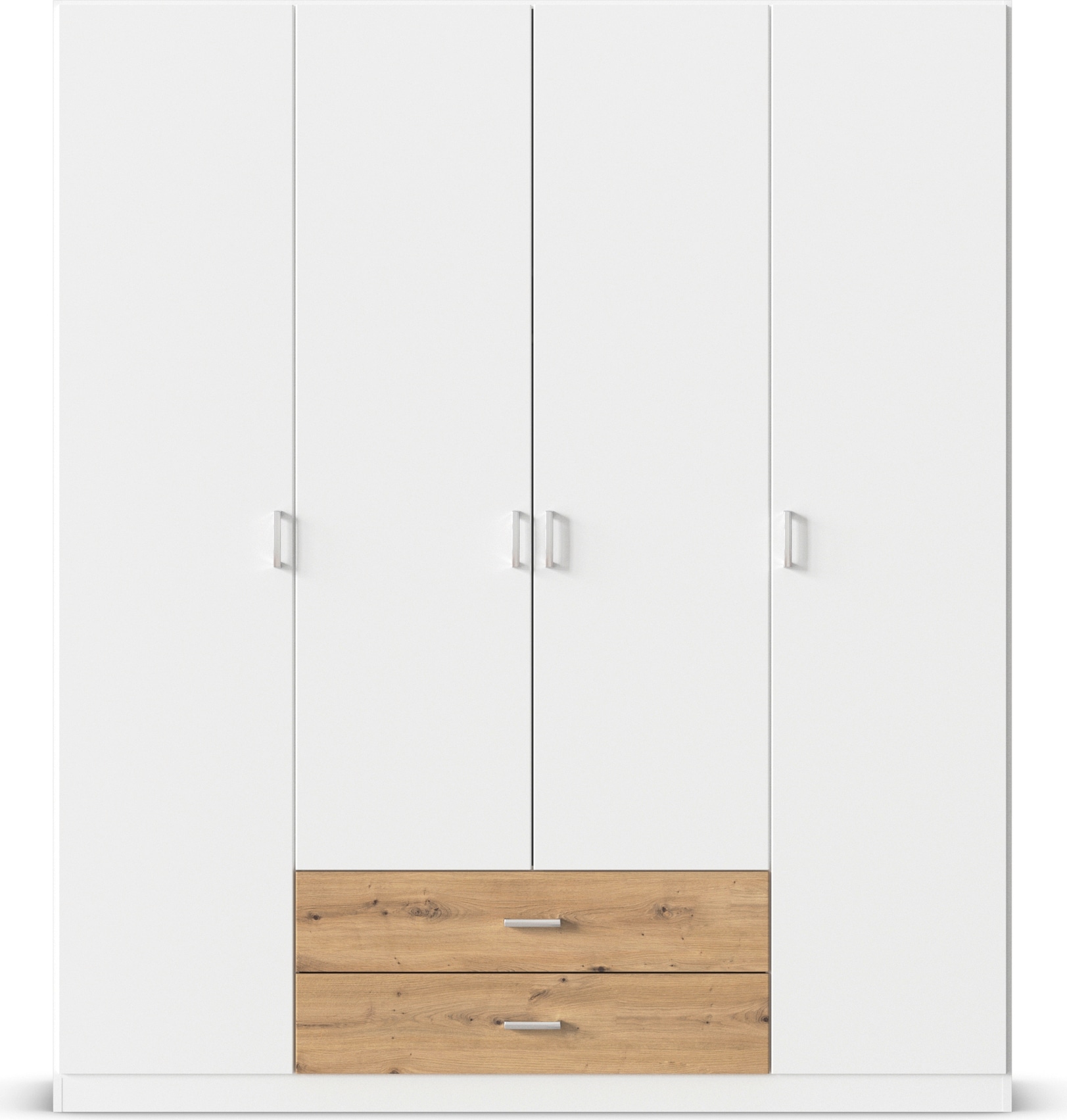 rauch Drehtürenschrank »Kleiderschrank Schrank Garderobe Wäscheschrank GAMMA in 3 Breiten«, mit 6 Schubladen, in schlichtem Design TOPSELLER MADE IN GERMANY