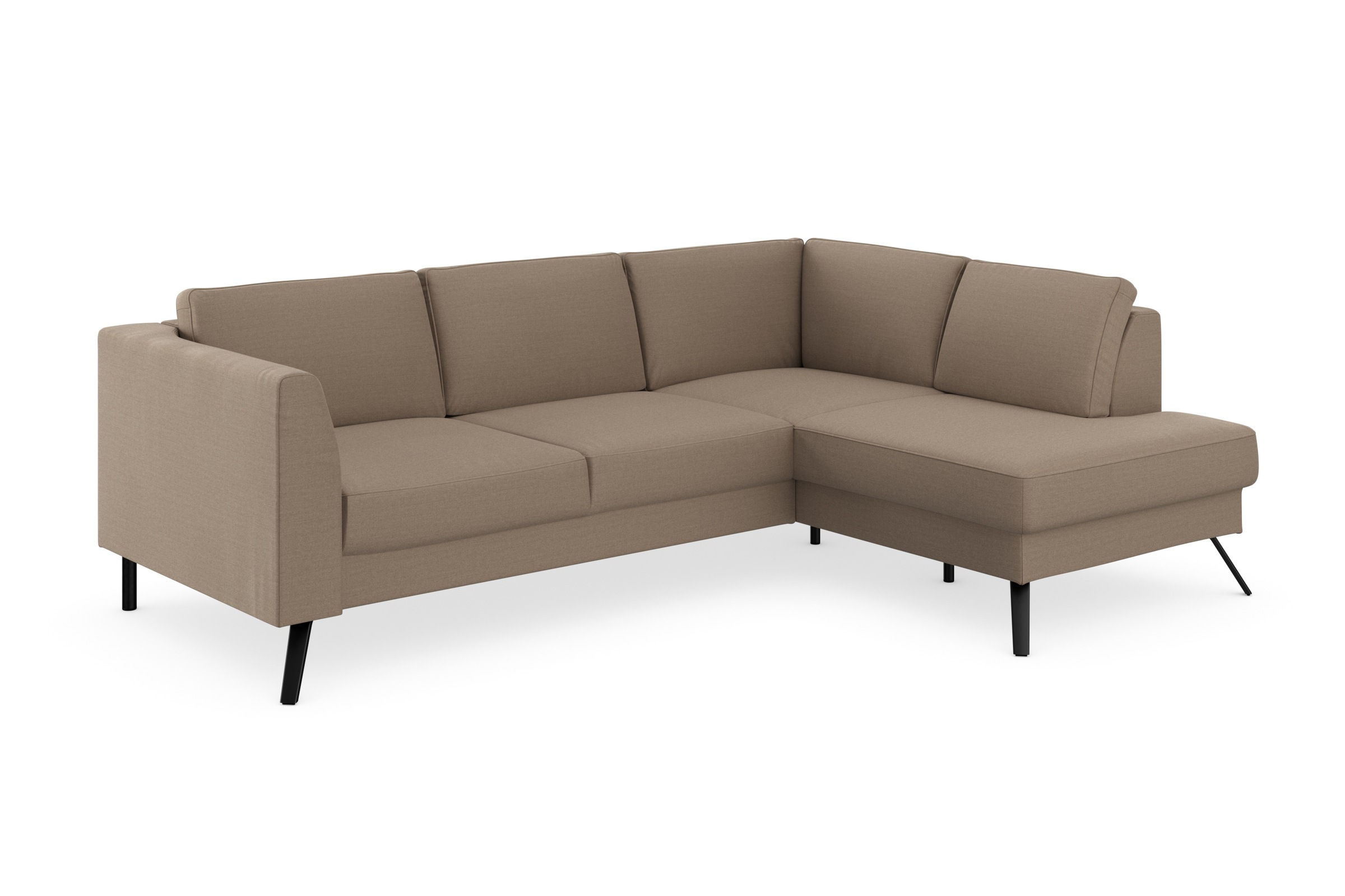 sit&more Ecksofa »Lindholm L-Form«, mit Sitztiefenverstellung und Federkern