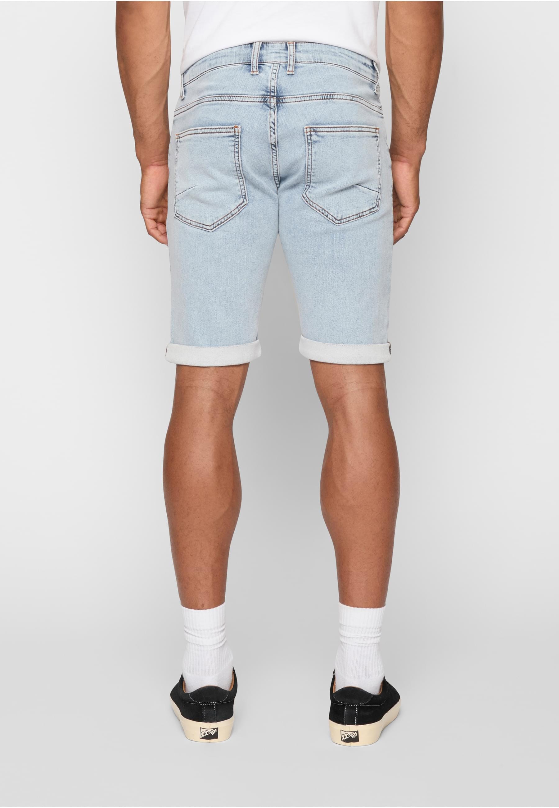 2Y Studios Stoffhose »2Y Studios Herren 2Y Basic Slim Fit Denim Shorts«, (1 tlg.)