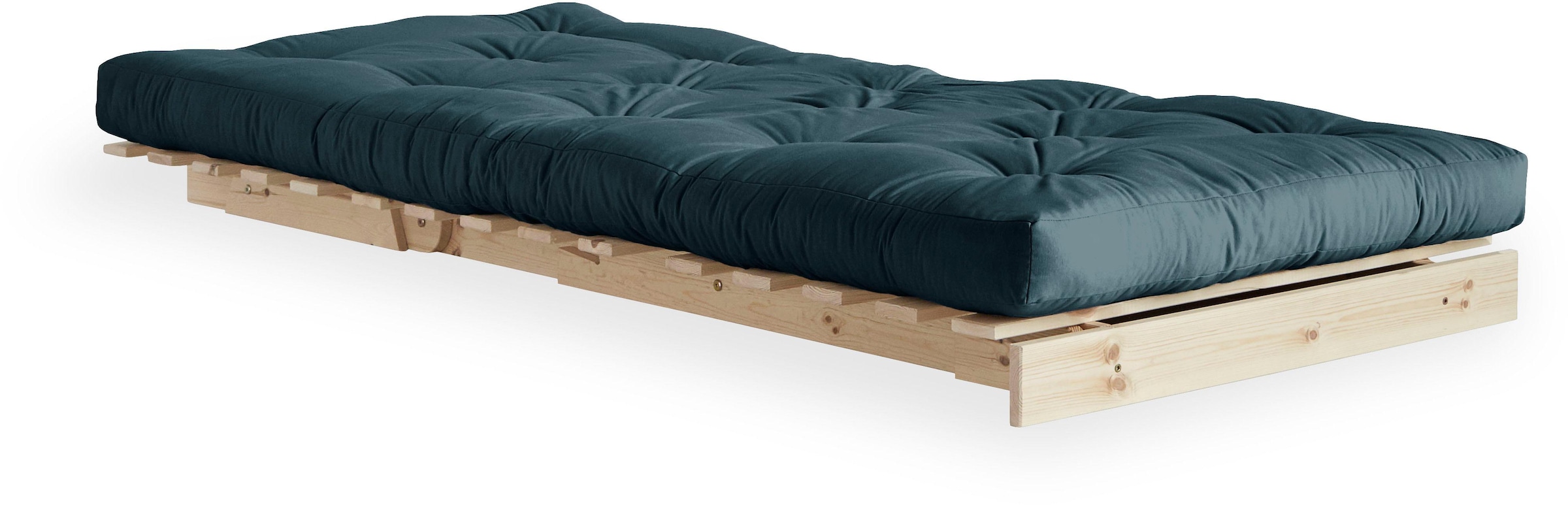 Karup Design Daybett »Daybett Roots Schlafsofa – Gästebett & Sofa aus FSC®-Kiefer«, Inkl. Futonmatratze, in mehreren Größen & Farben erhältlich