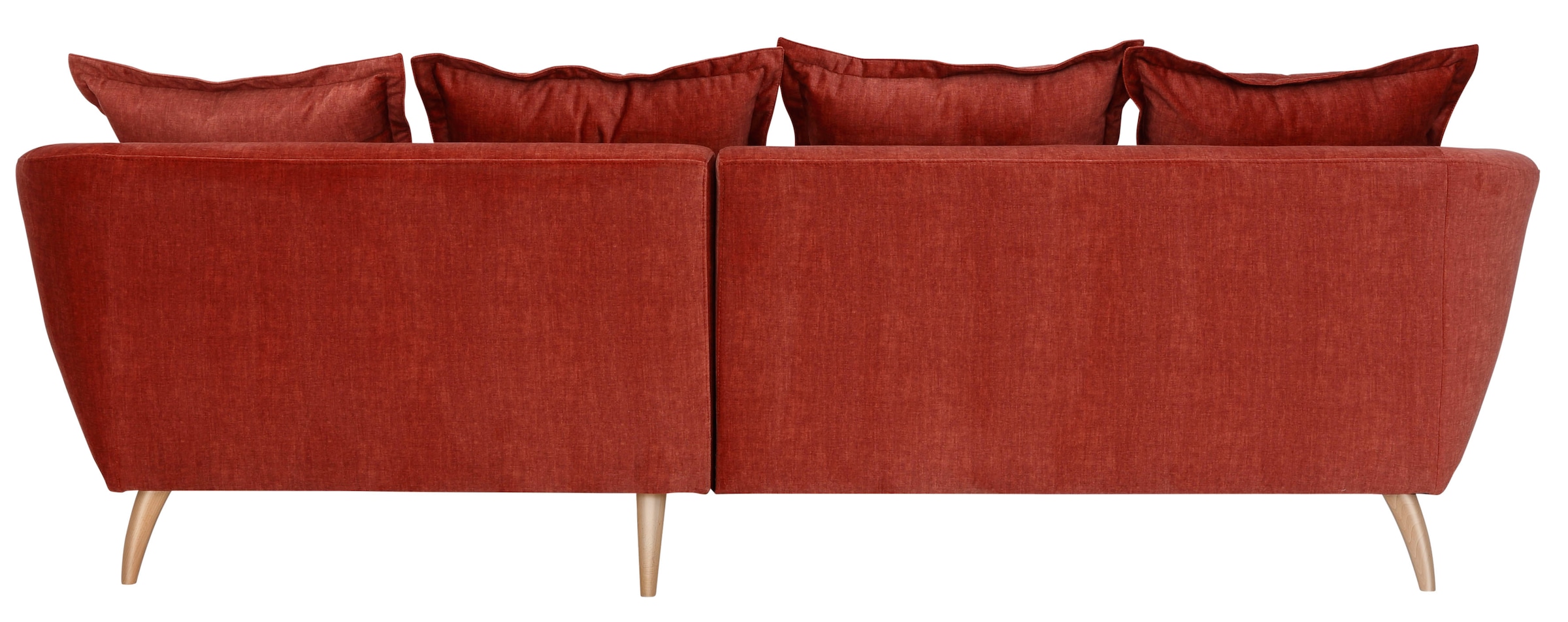 Home affaire Ecksofa »Baggio formschöne Polsterecke, bequem, Breite 277cm, L-Form«, Zierkissen inklusive
