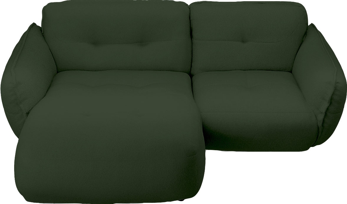 BETYPE Ecksofa »Be Fluffy«, Softes Sitzgefühl, moderne Kedernaht, hochwertiger Bezug