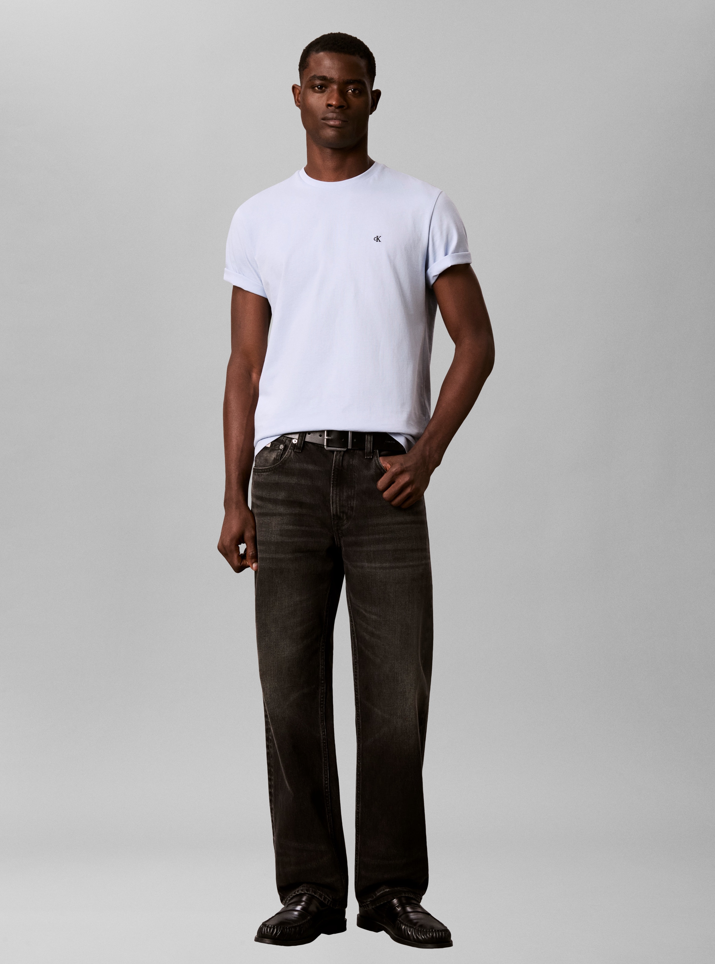 Calvin Klein Jeans T-Shirt »CLASSIC MONOGRAM TEE« Regular fit mit Rundhalsausschnitt