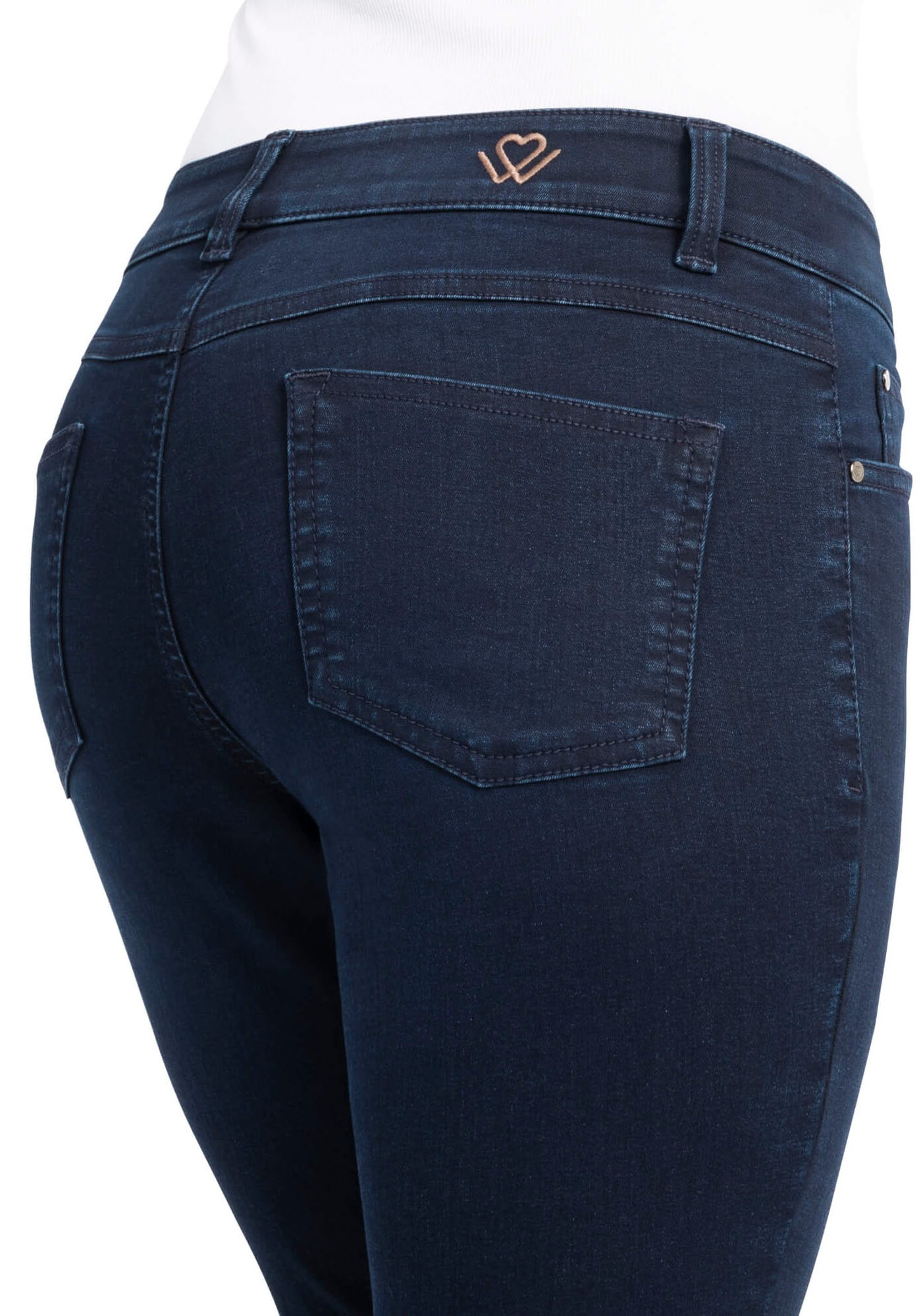 wonderjeans Skinny-fit-Jeans Schmaler Skinny-Fit in hochelastischer Qualitä günstig online kaufen