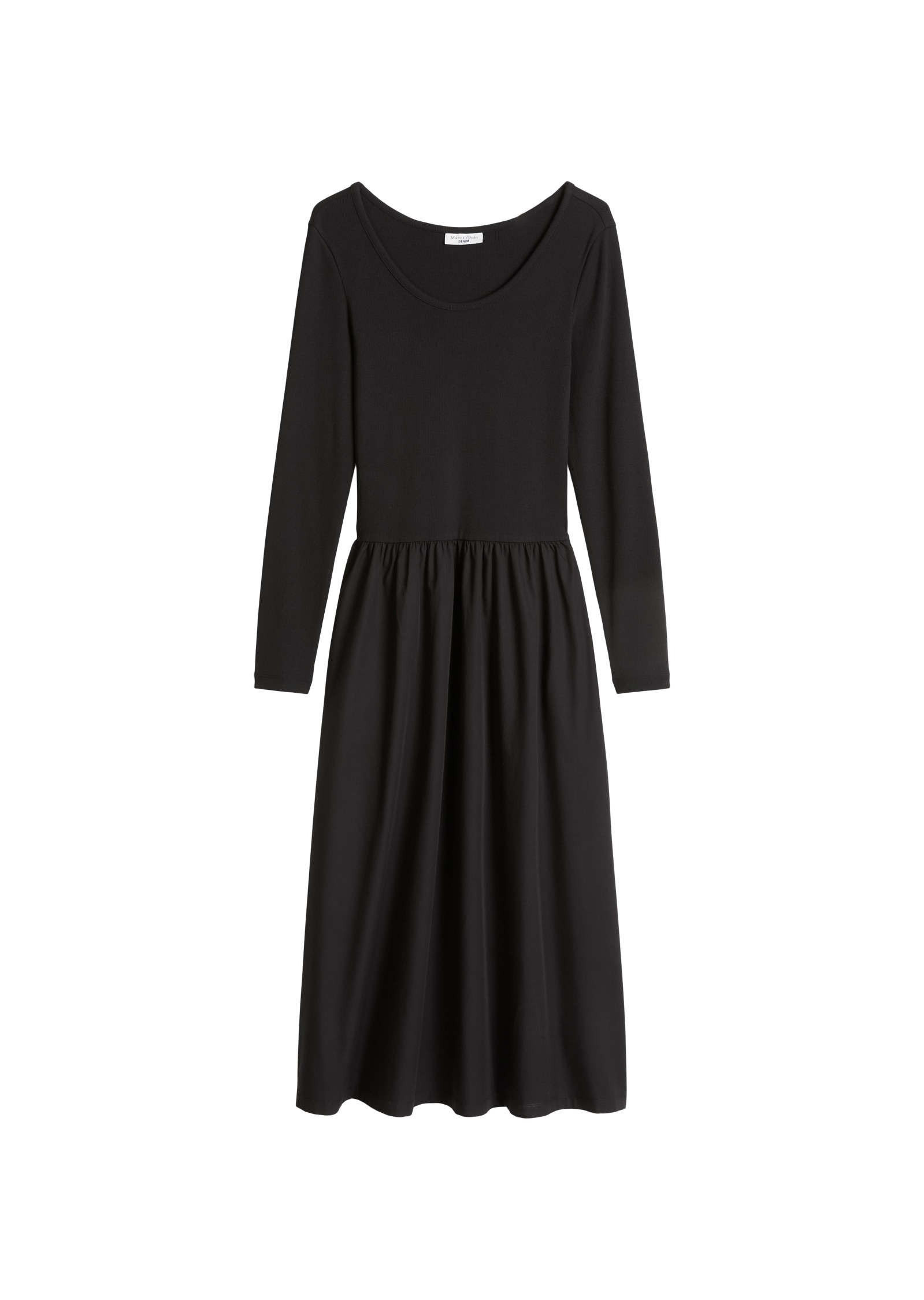 Marc O'Polo DENIM Jerseykleid »mit Baumwoll-Popelinerock«