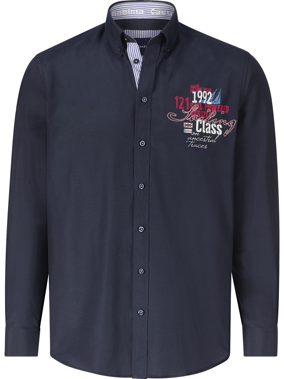 Babista Langarmhemd "Hemd LUCIDORO" 1 Stk. mit Kontrastbesätzen günstig online kaufen