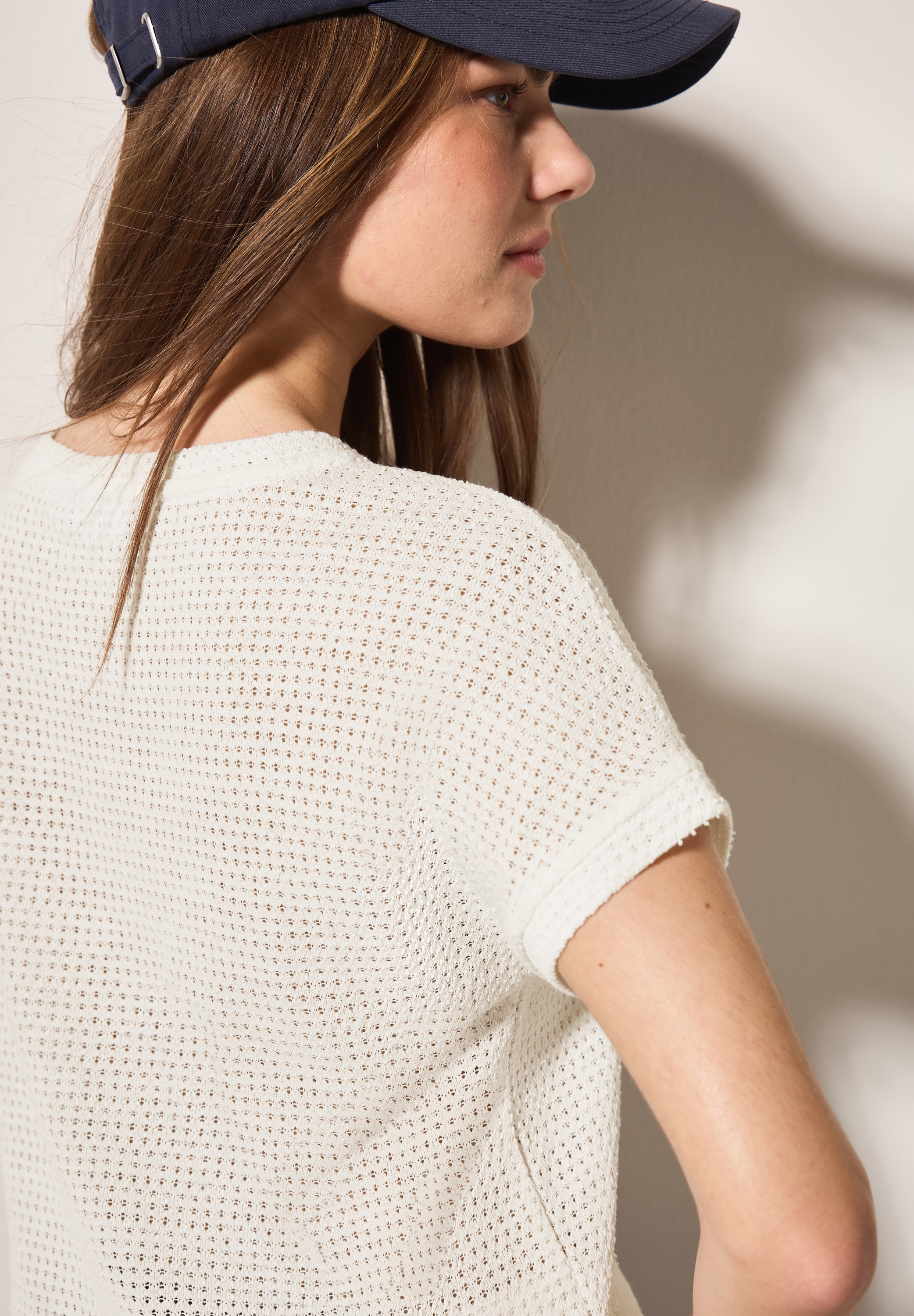 Cecil T-Shirt, in luftiger Strick-Optik