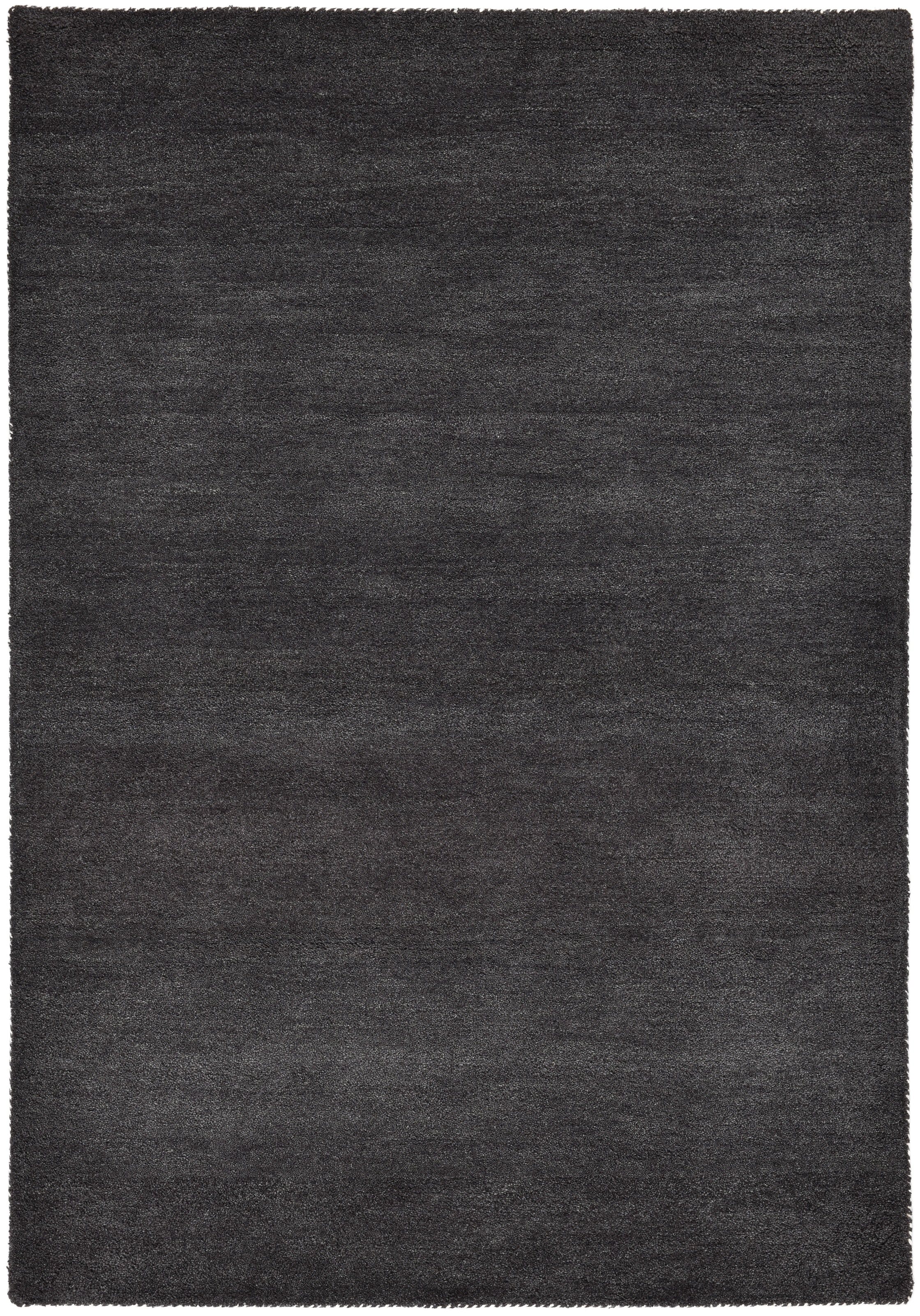 THEKO Wollteppich "Gabbeh Uni, Handgefertigt, Teppich, meliert, reine Wolle günstig online kaufen