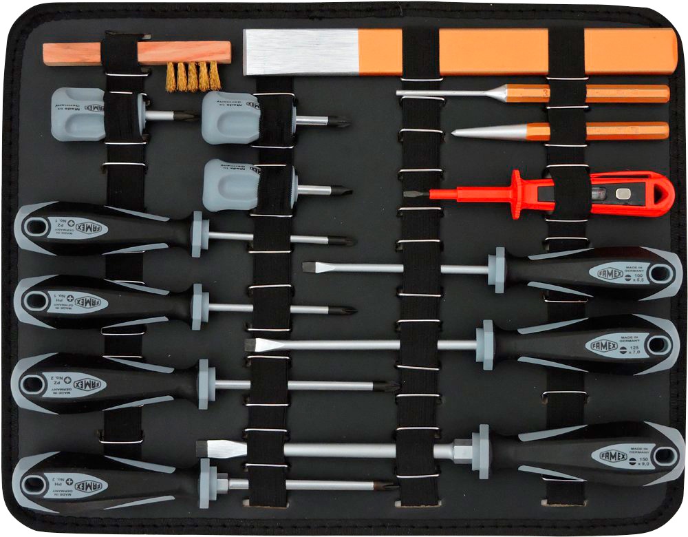 FAMEX Werkzeugset »720-24«, 128-tlg., im Rechnung BAUR | auf Werkzeugkoffer
