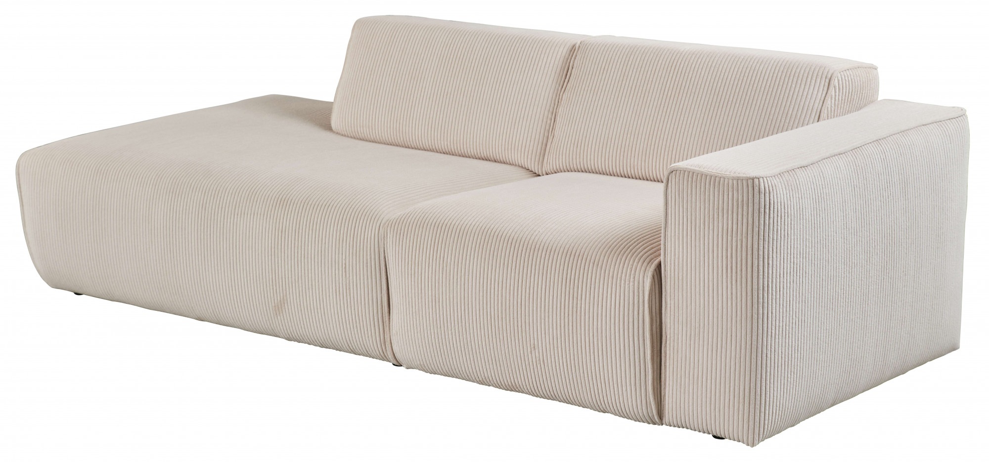 andas 2-Sitzer »Noord«, mit Kedernaht, Breite 227 cm, Cord, Struktur, Webstoff