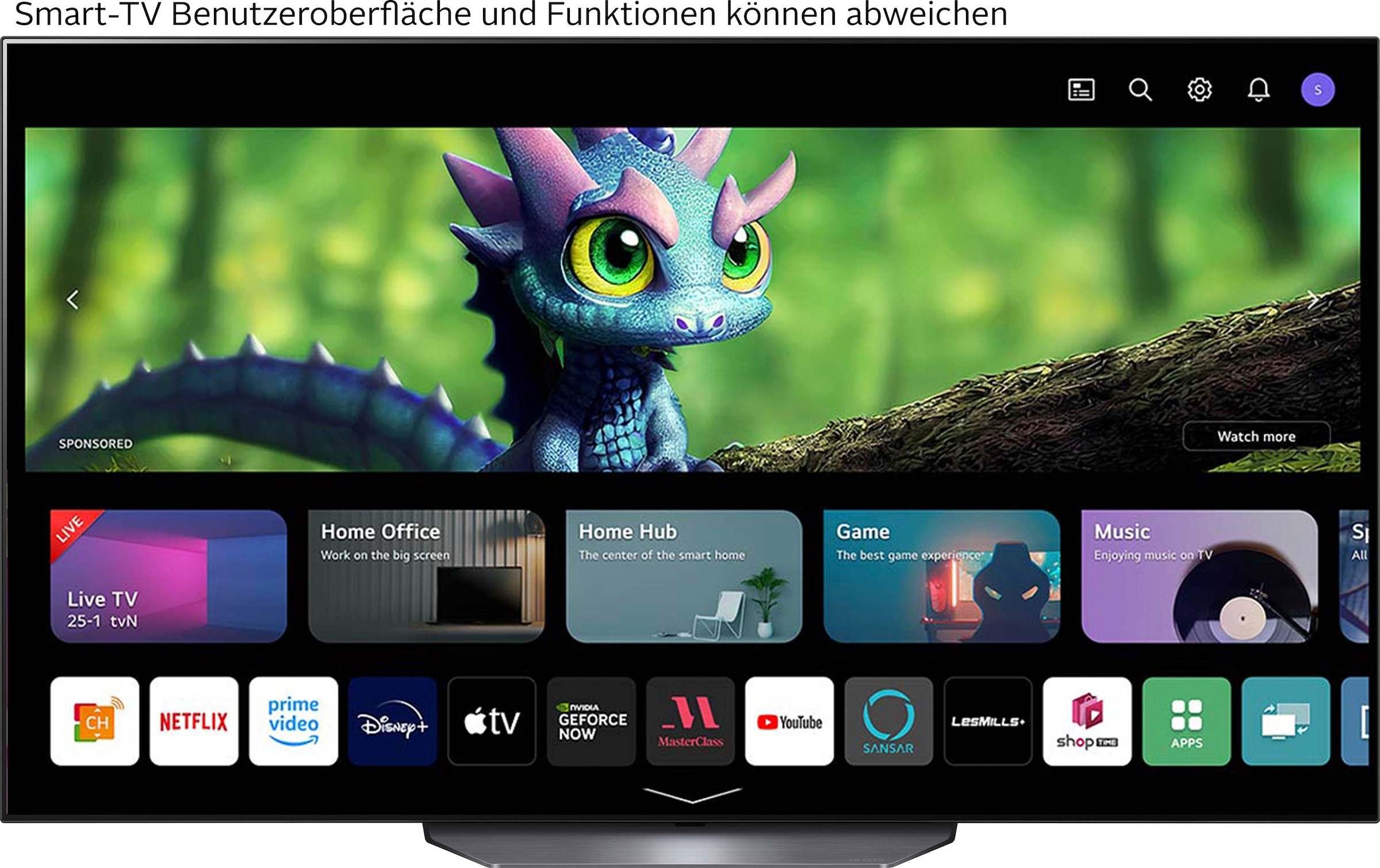 LG OLED-Fernseher »OLED55B39LA«, 139 cm/55 4K HD, Ultra Zoll, | Smart-TV BAUR