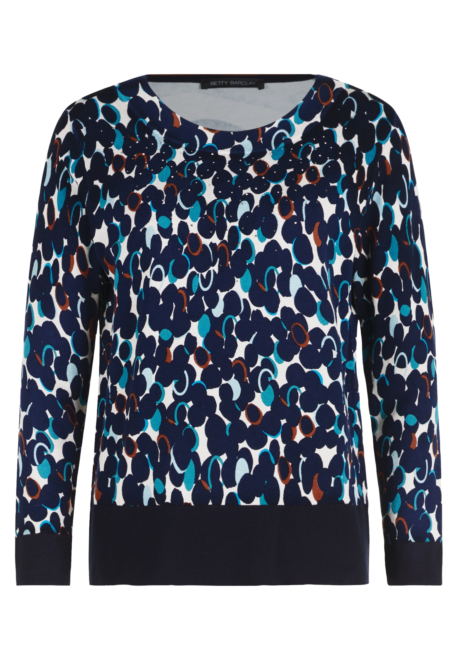 Betty Barclay Strickpullover »Betty Barclay Feinstrickpullover langarm«, (1 tlg.), Hotfix