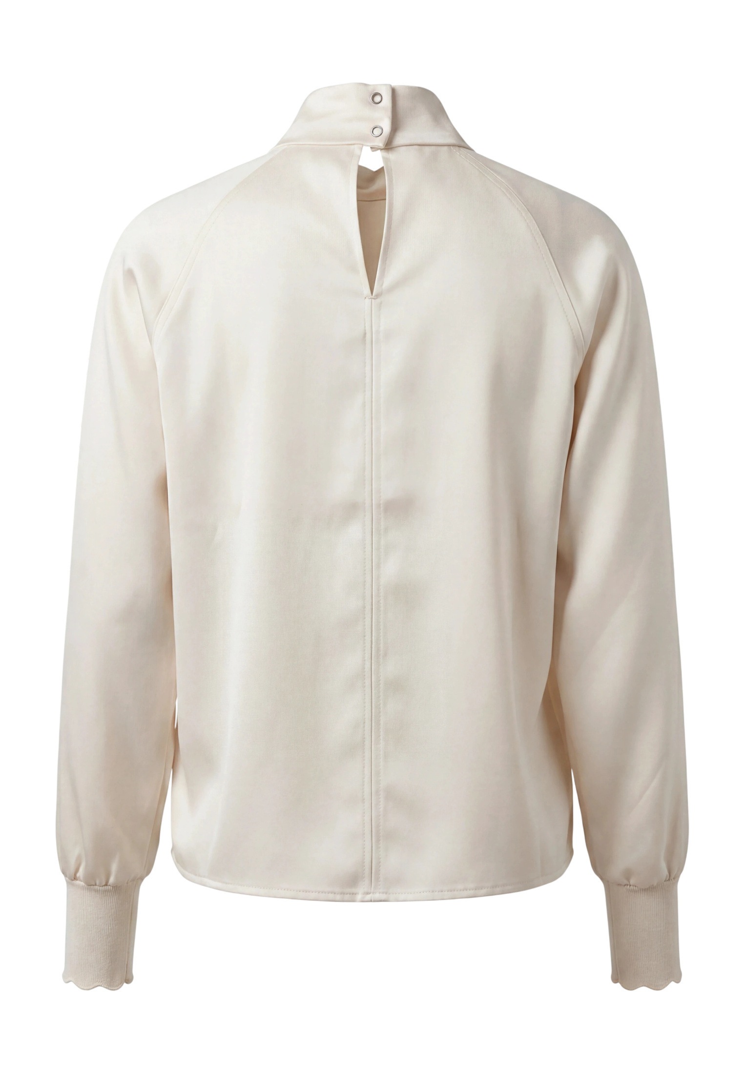 Zero Satinbluse »Damen mit Kragen«