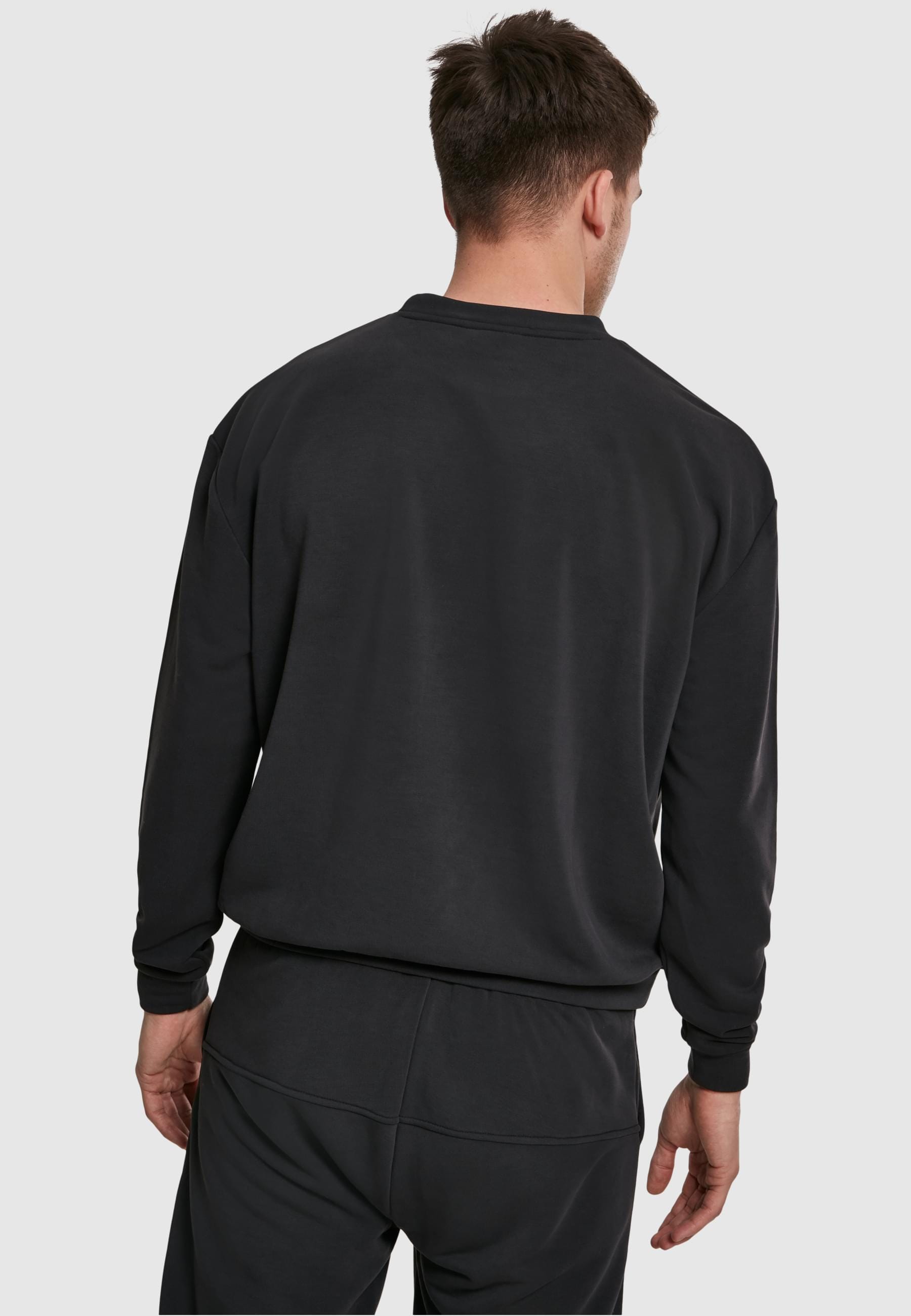 URBAN CLASSICS Rundhalspullover »Urban Classics Herren Modal Terry Crew«, (1 tlg.)