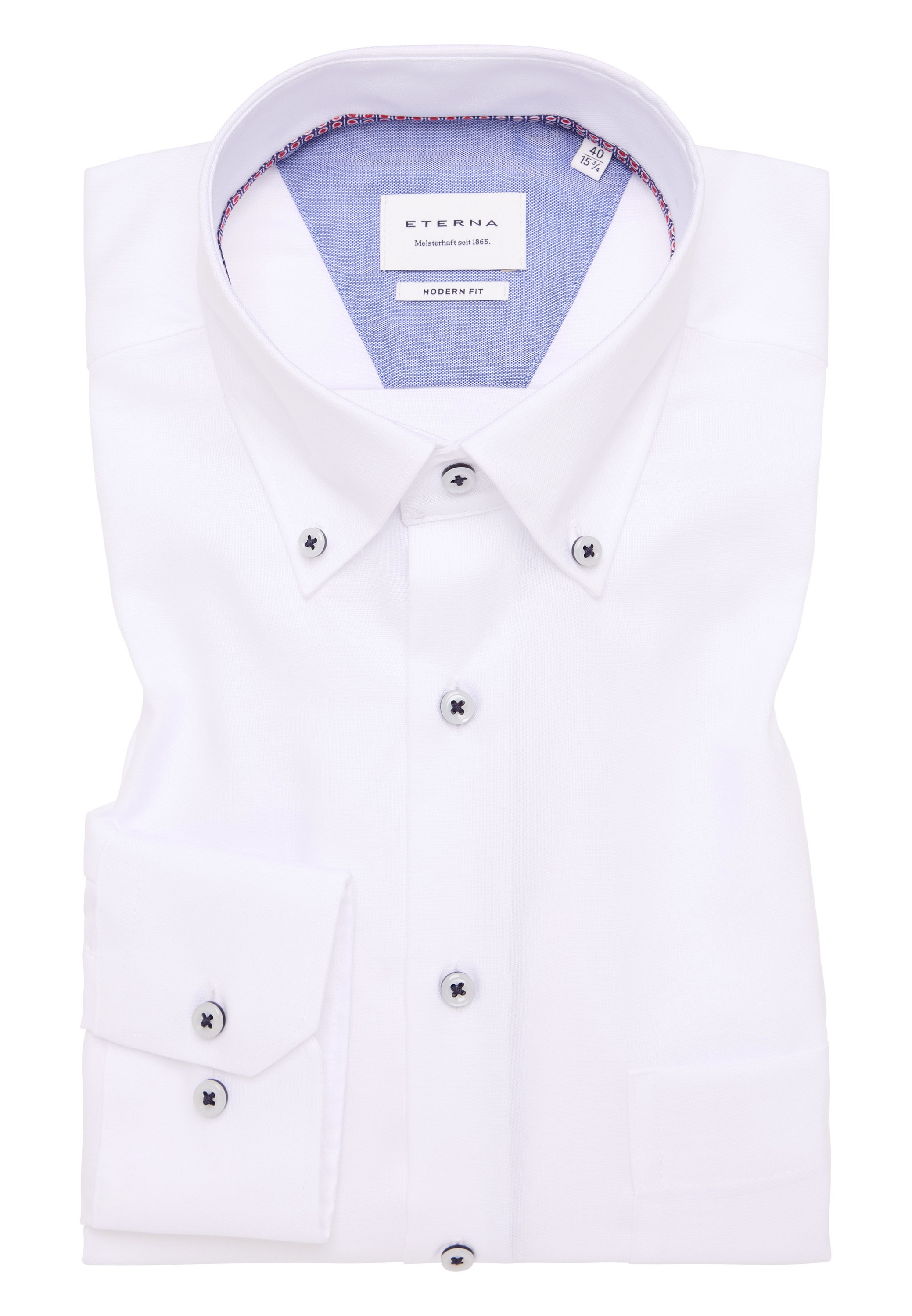 Eterna Langarmhemd »MODERN FIT«, NON IRON (bügelfrei)