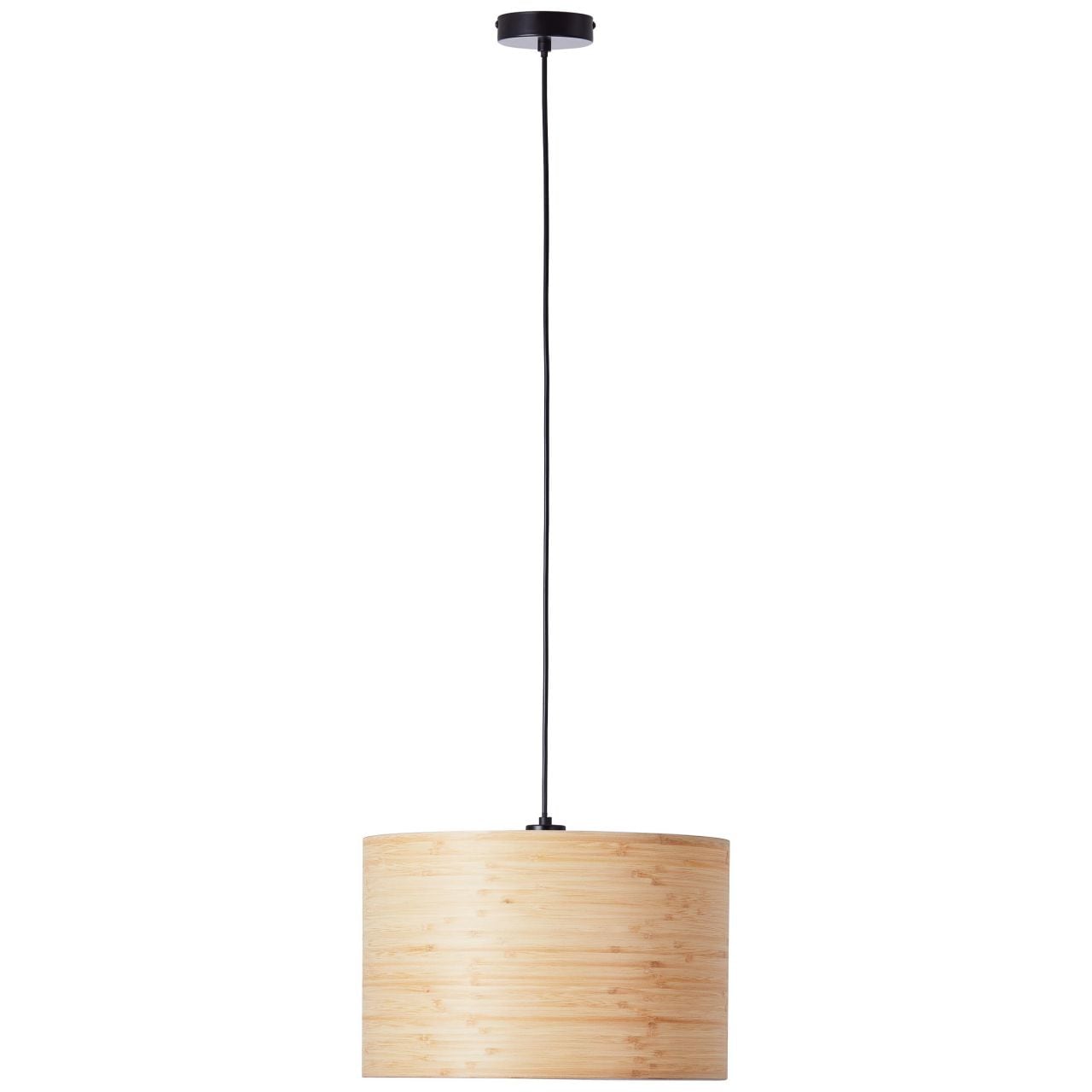 Brilliant Pendelleuchte »Romm«, 1 flammig, Leuchtmittel E27 | ohne Leuchtmittel, 35cm holz hell/schwarz
