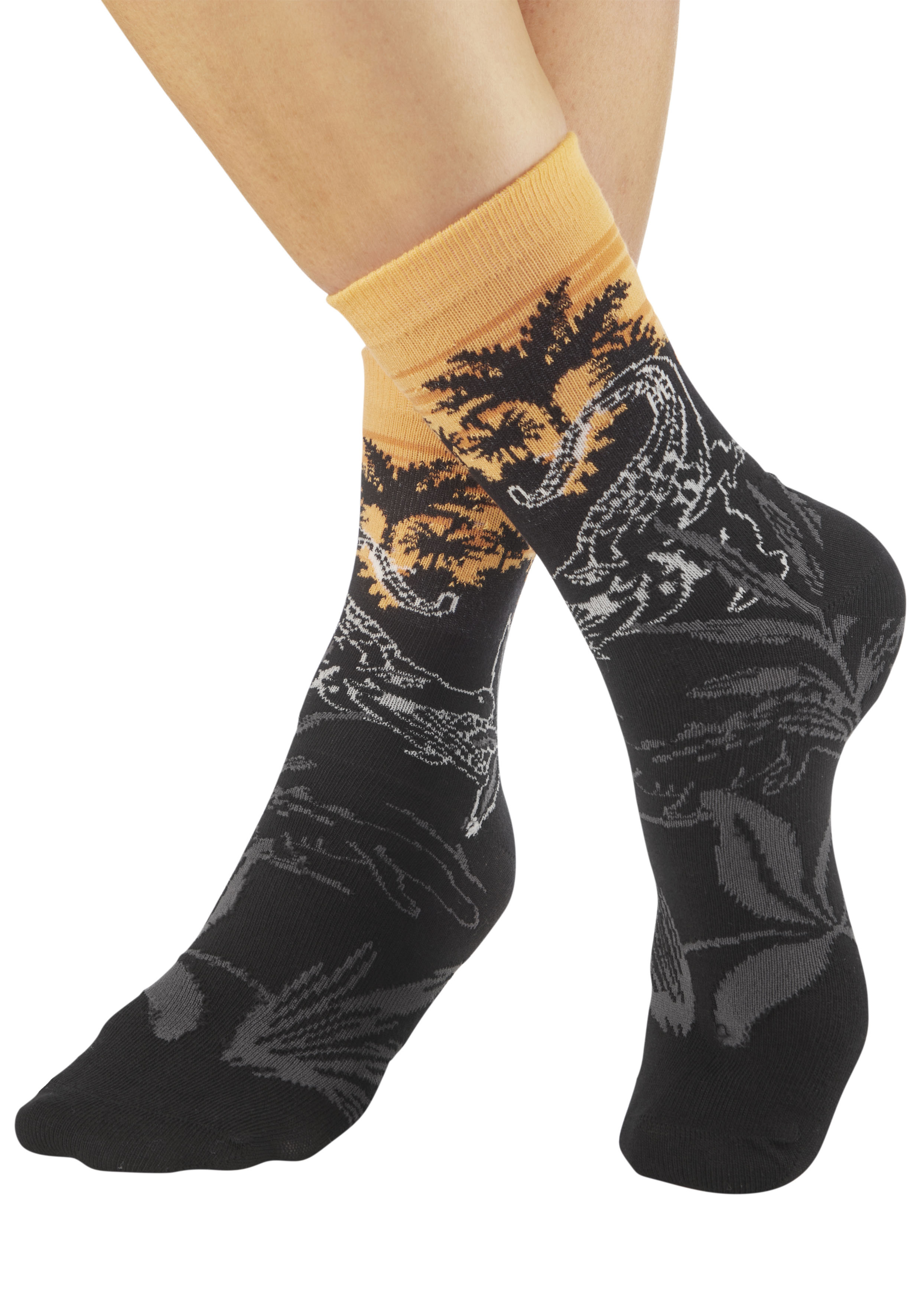 Thumbnail - H.I.S Basicsocken Packung, 5 Paar tlg. mit aufwendigen Designs