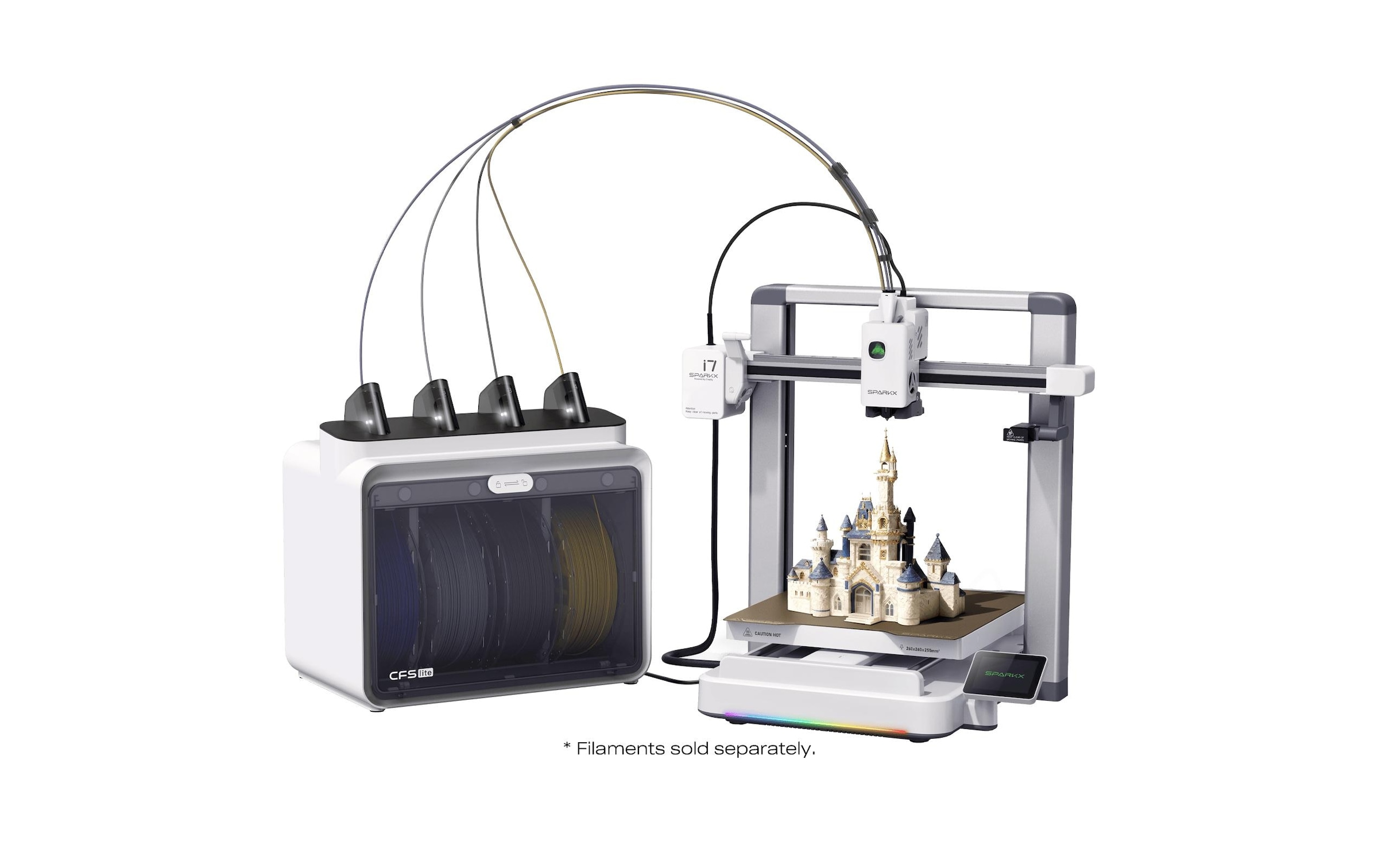 Creality 3D-Drucker »SPARKX i7 Farb-Combi (i7 + CFS Lite)« Drucktechnik: Fused Deposition Modeling