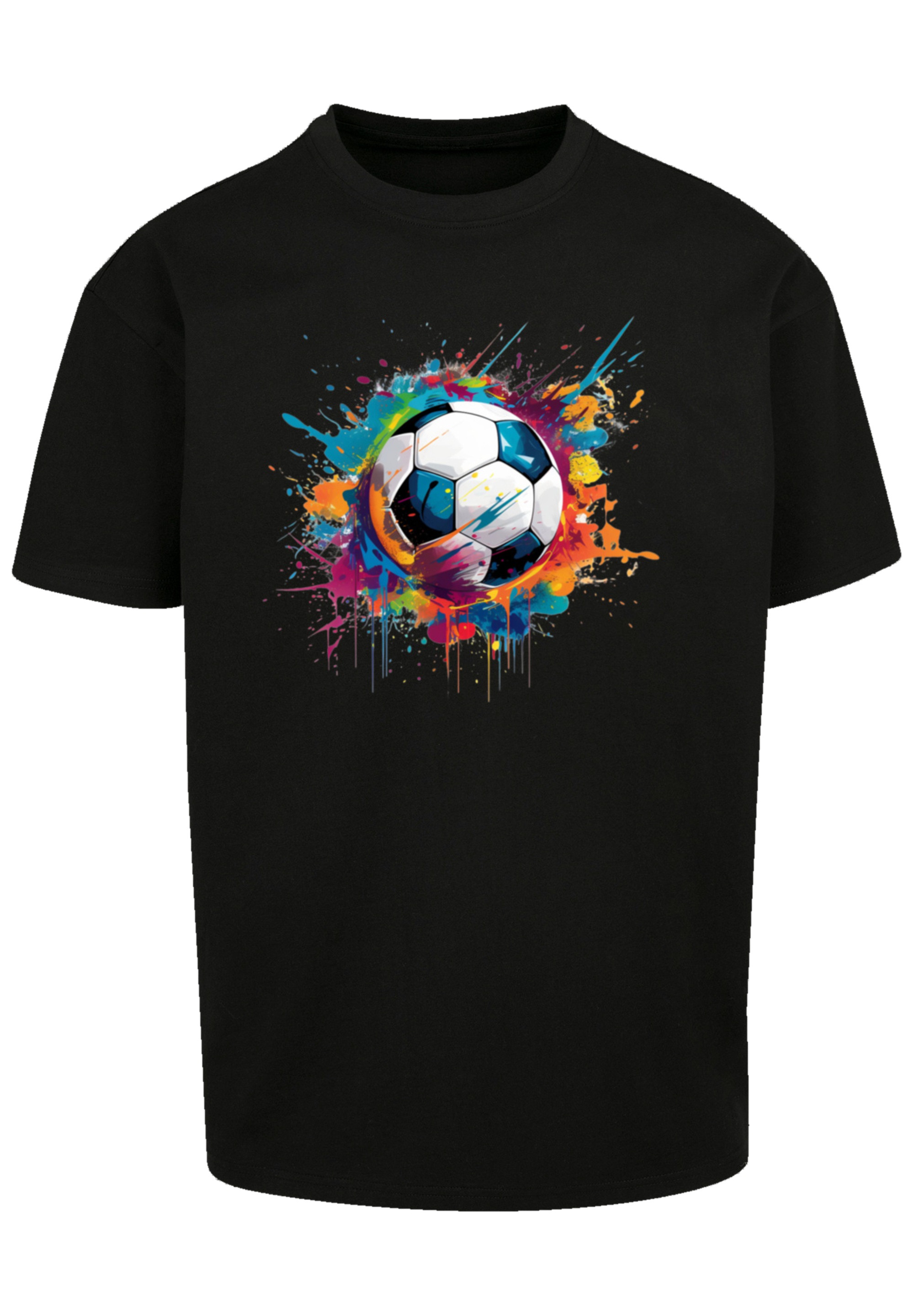 F4NT4STIC T-Shirt "Bunte Fußball Grafik", Premium Qualität günstig online kaufen