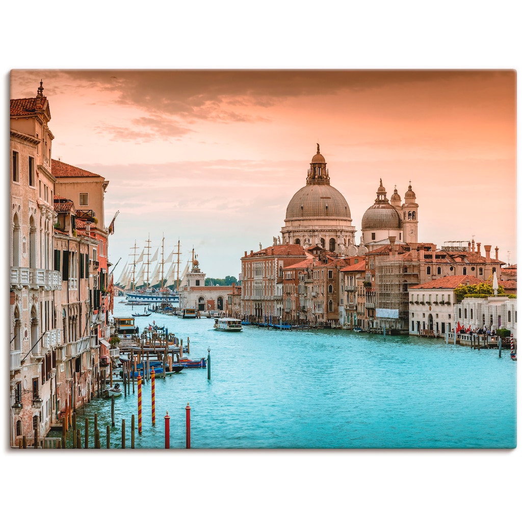 Artland Wandbild »Venedig Canal Grande I«, Italien, (1 St.)