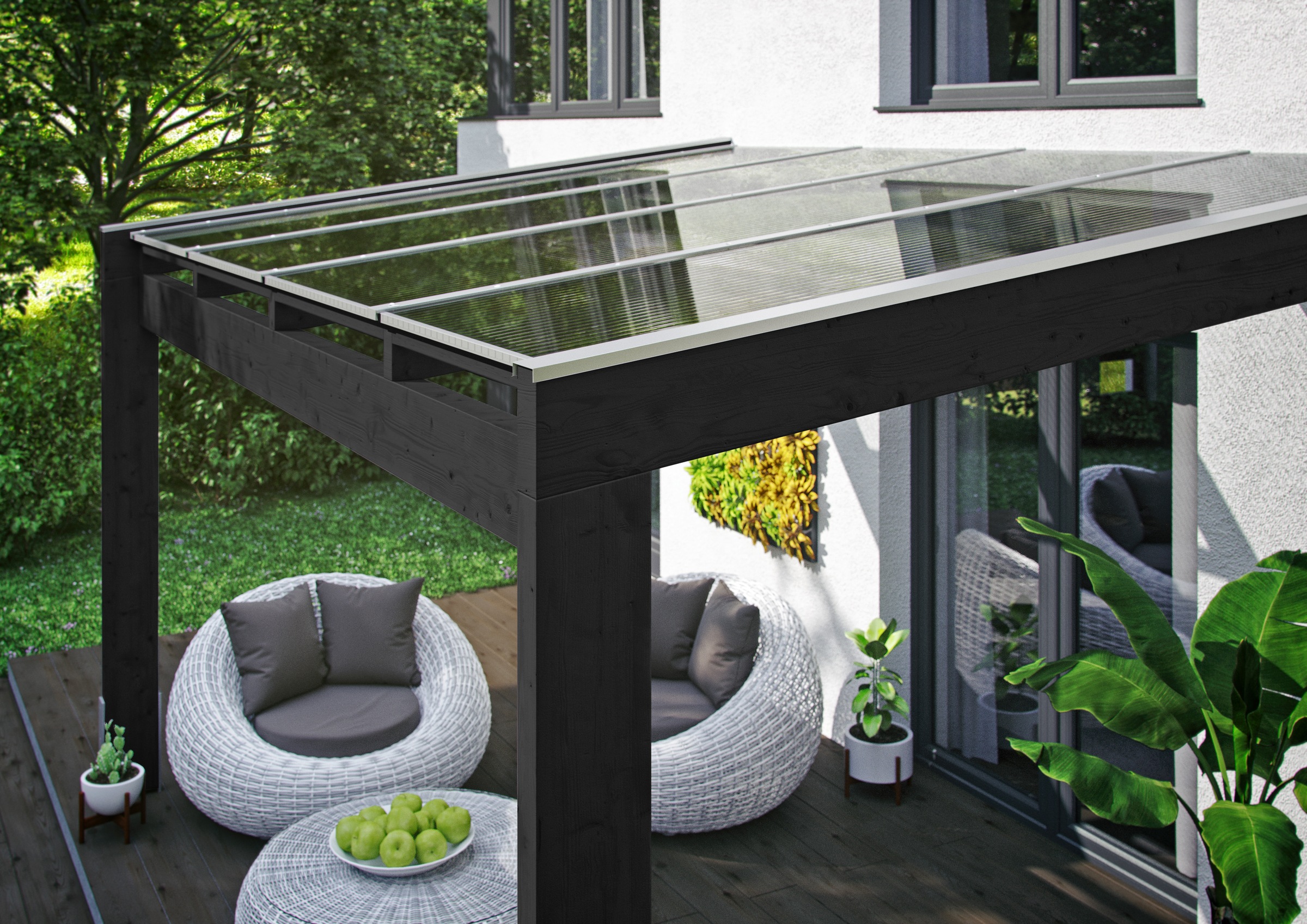 Thumbnail - Skanholz Terrassendach "Novara"