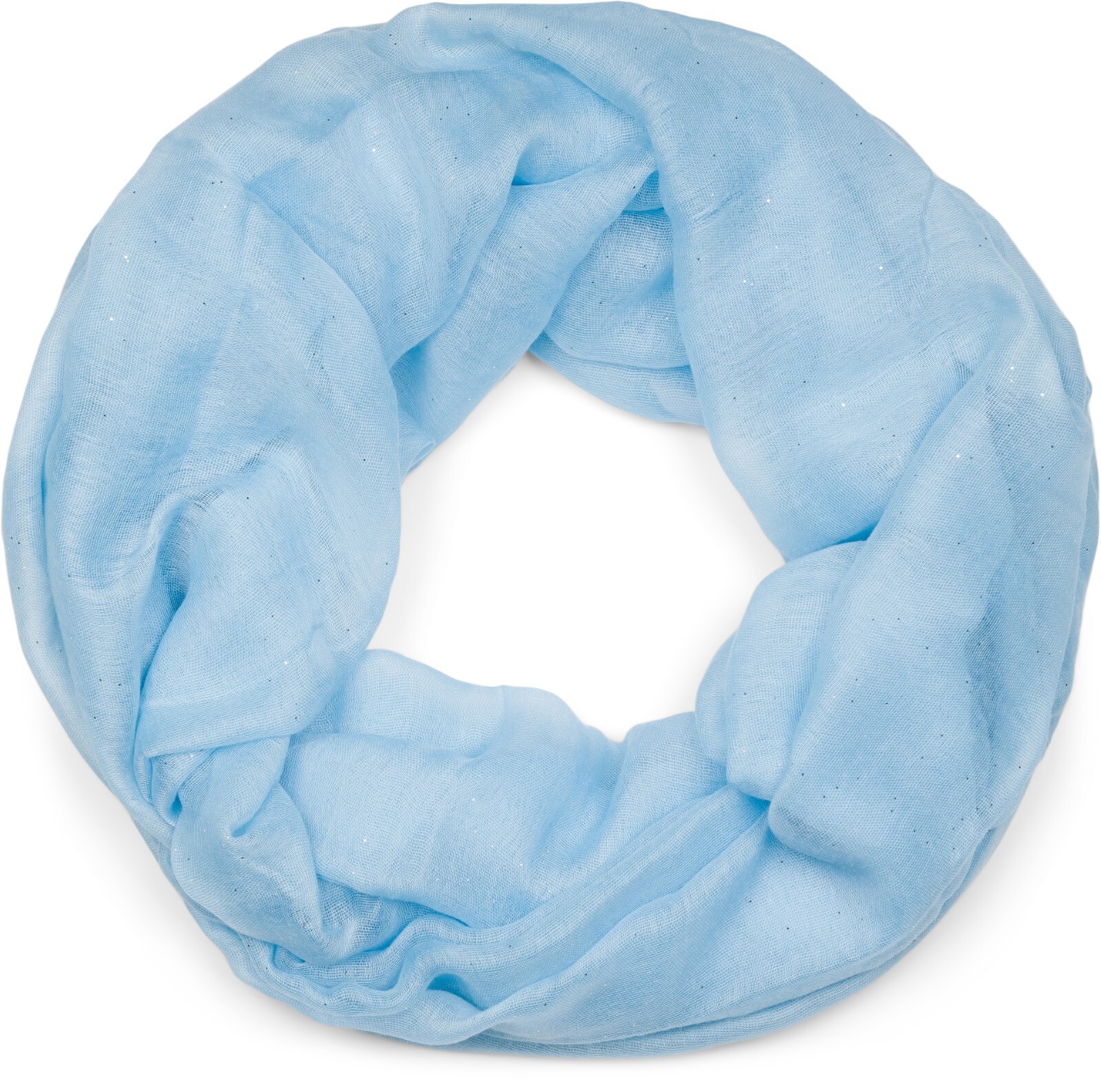 styleBREAKER Loop "Loop mit Glitzer unifarben" 1 Stk.
