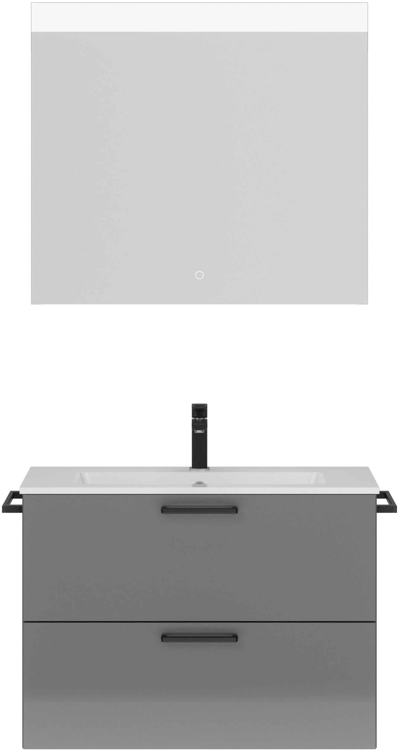 nobilia Badmöbel-Set "Tolvina" vormontiert, mit Soft-Close, 2 Stk. tlg. günstig online kaufen