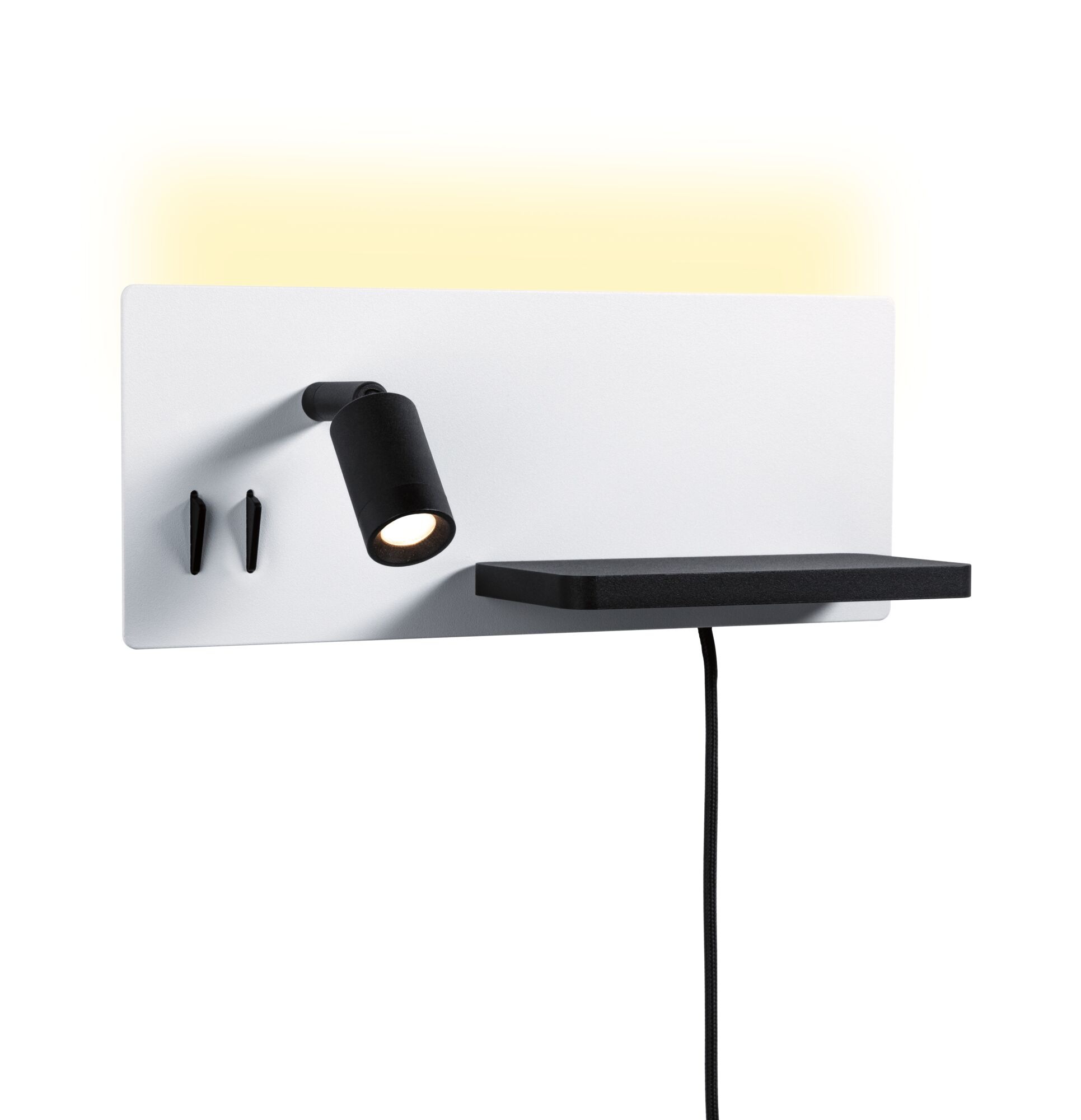 Paulmann LED Wandleuchte »Serra 2700K 650lm / 200lm 230V 5,5 / 1x2,6W«, 1 flammig, Bettleuchte, USB C, dimmbar