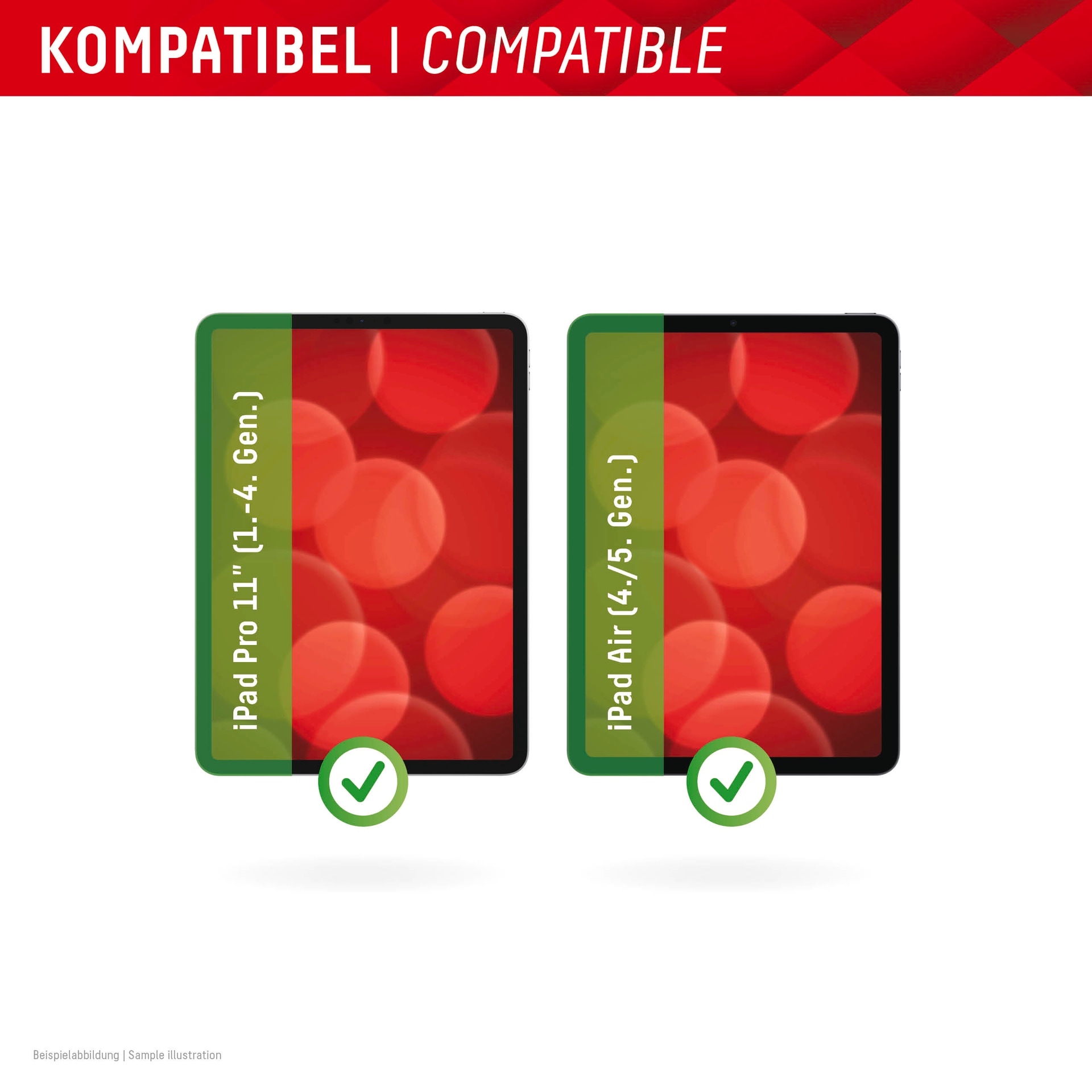 Displex Displayschutzfolie »Tablet PaperSense«, für Apple iPad Pro 11 (1./2./3./4. Gen.)-Apple iPad Air (4./5. Gen.), Schreiben wie auf Papier