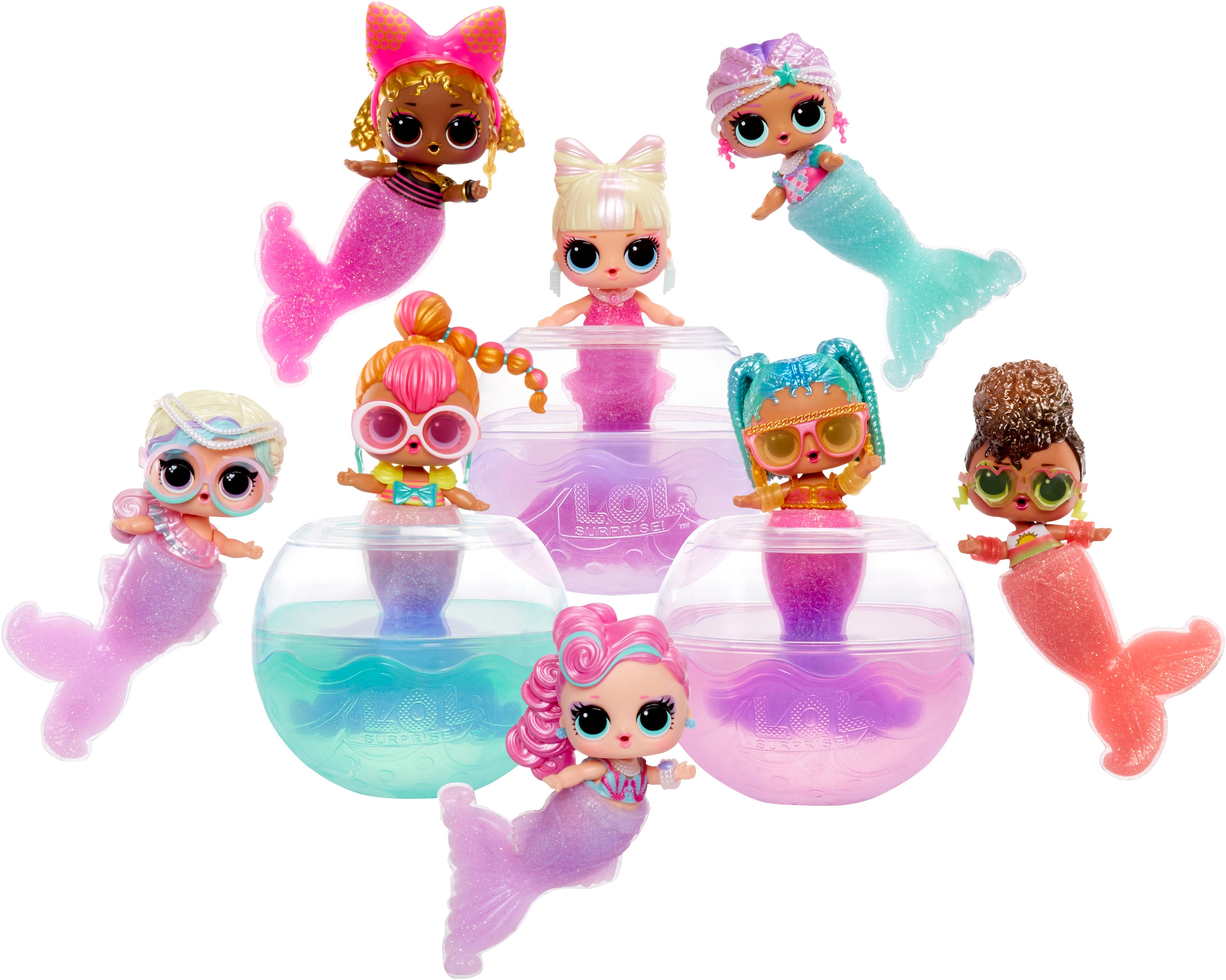 L.O.L. SURPRISE! Anziehpuppe »L.O.L. Surprise Mermaids! Tots«, sortierte Lieferung