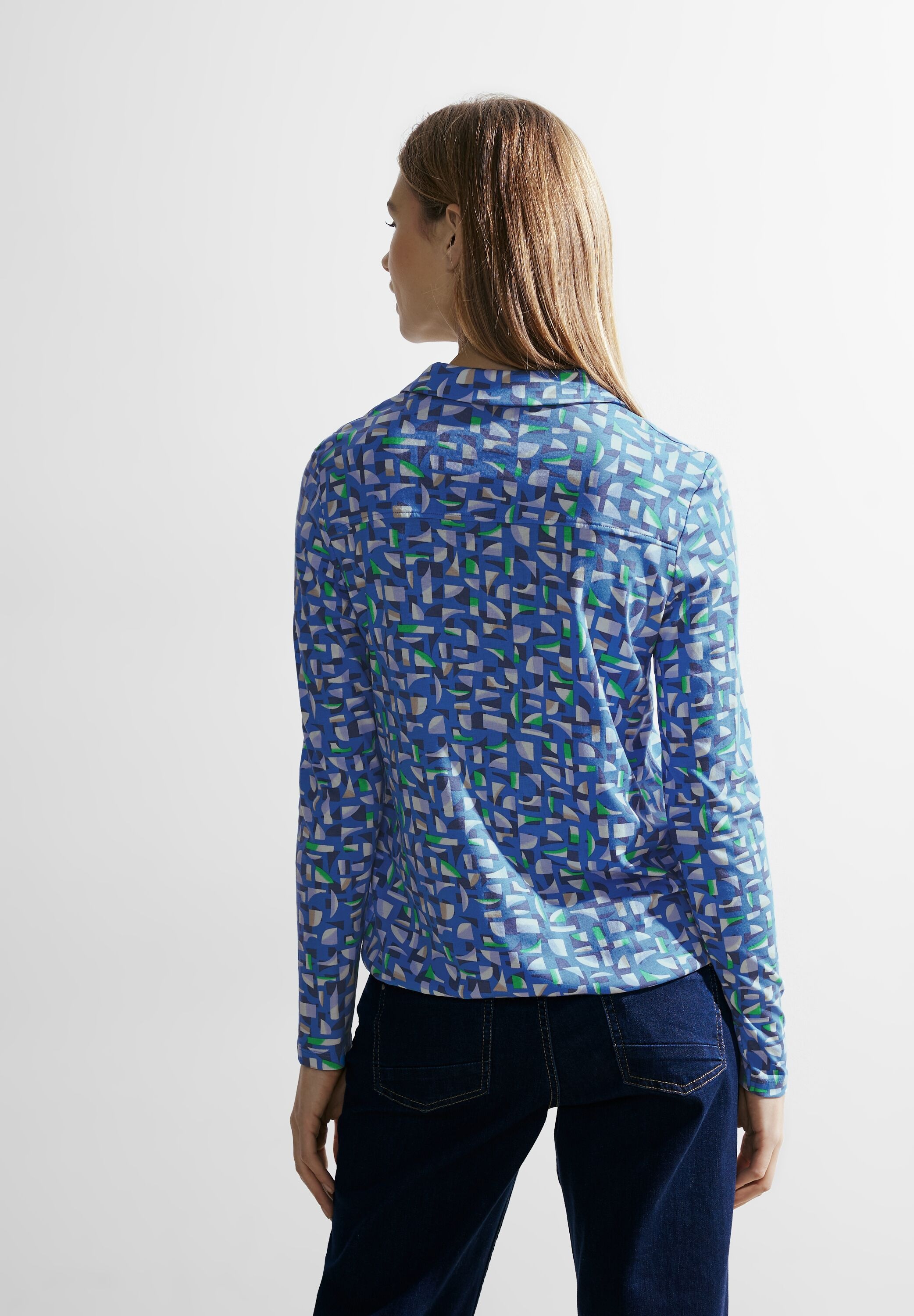 Cecil Langarmshirt, mit Gummizug im Bund