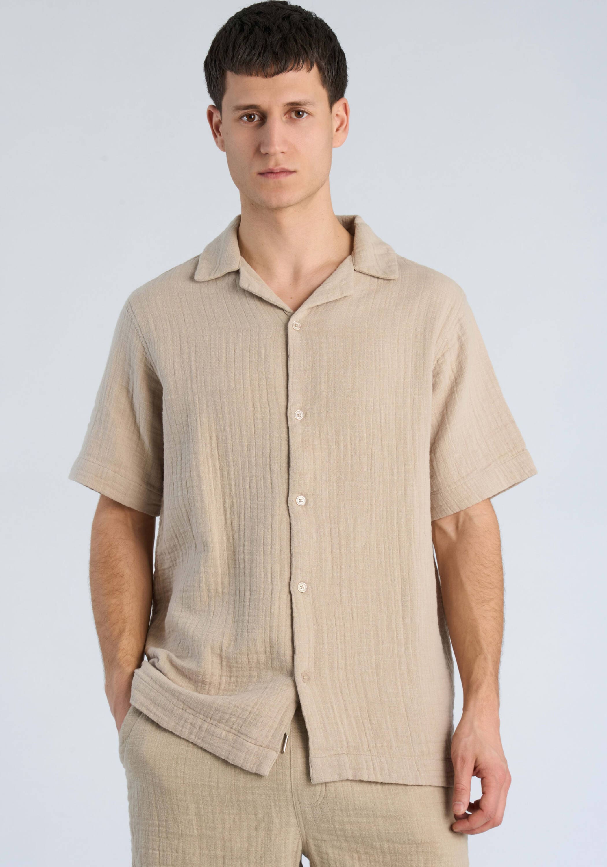 LINDBERGH "Freizeithemd (Kurzarm) Regular Box Fit"