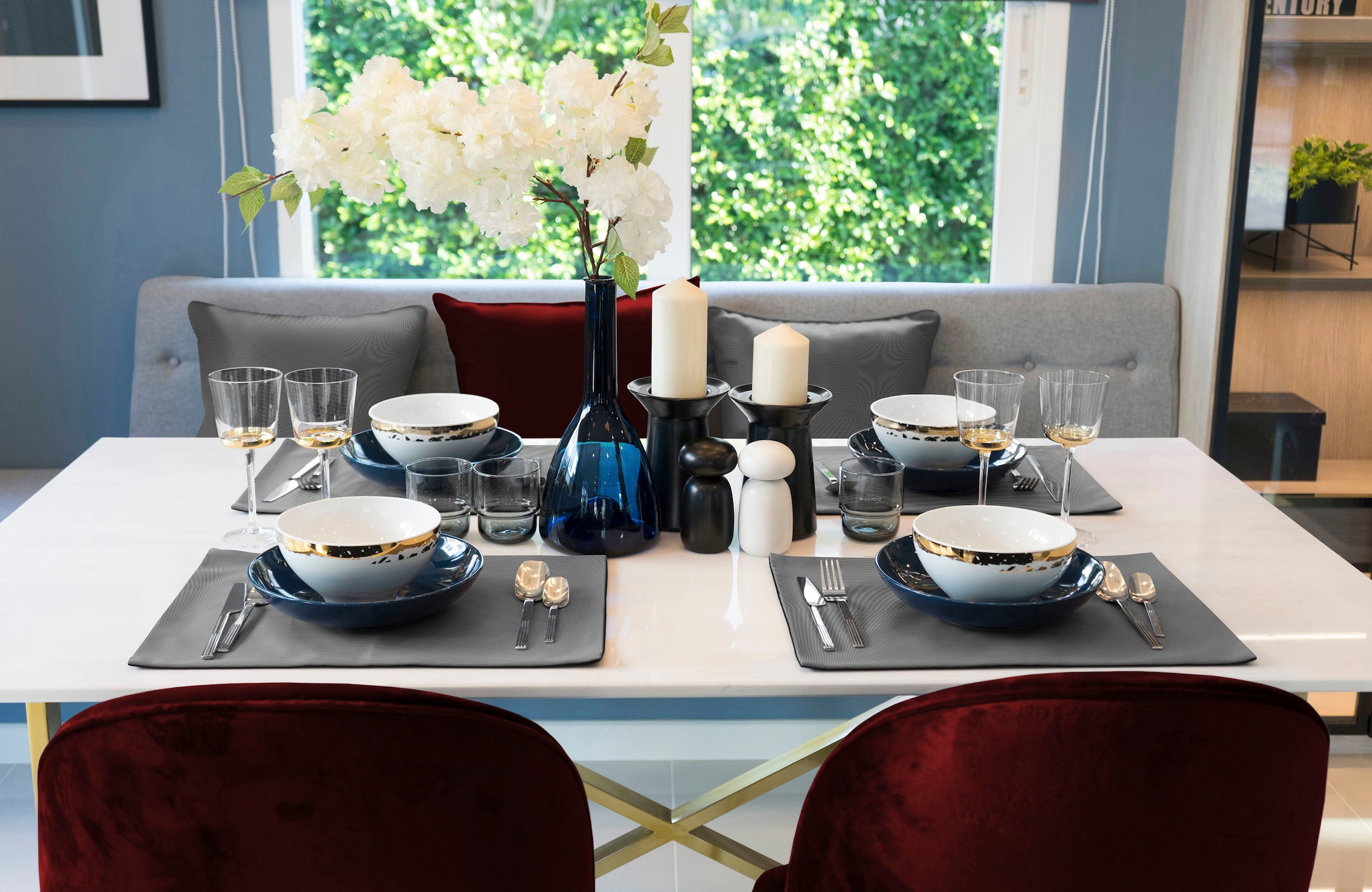 Adam Platzset "Uni Collection Light" GOTS zertifiziert, Made in Germany