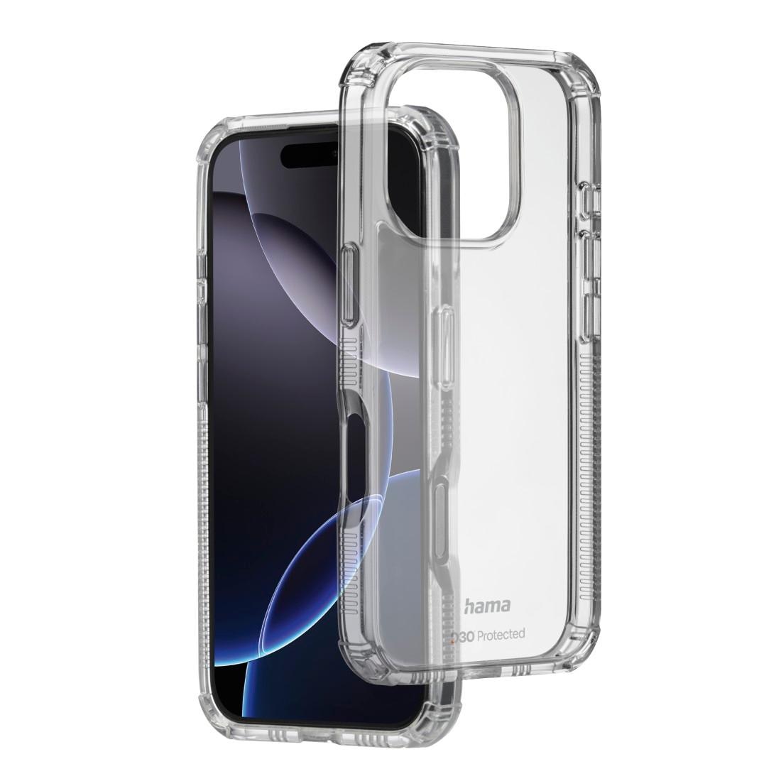Hama Smartphone-Hülle »Handyhülle „Extreme Protect“ für iPhone 16 Pro Max (stoßfest, D3O)«, iPhone 16 Pro Max, 17,5 cm (6,9 Zoll)