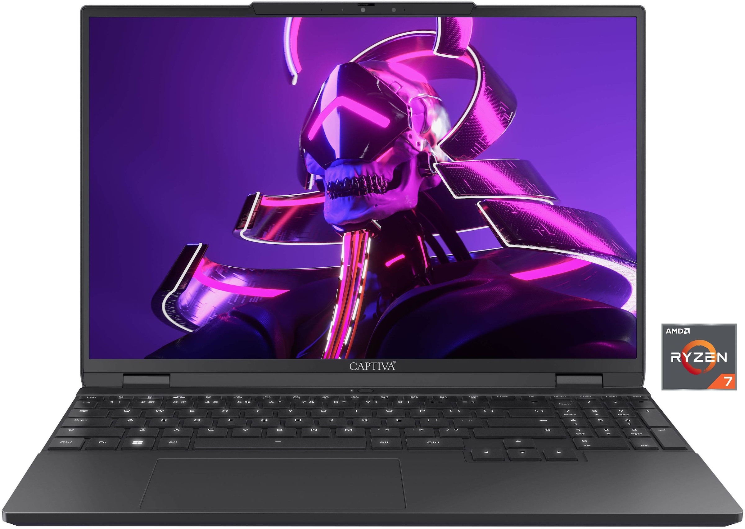 CAPTIVA Business-Notebook "Business/Office I10-1384GE", 32 GB RAM 1.000 GB SSD, Ryzen 7, Microsoft Windows 11 Home (64 Bit), schwarz, Notebooks