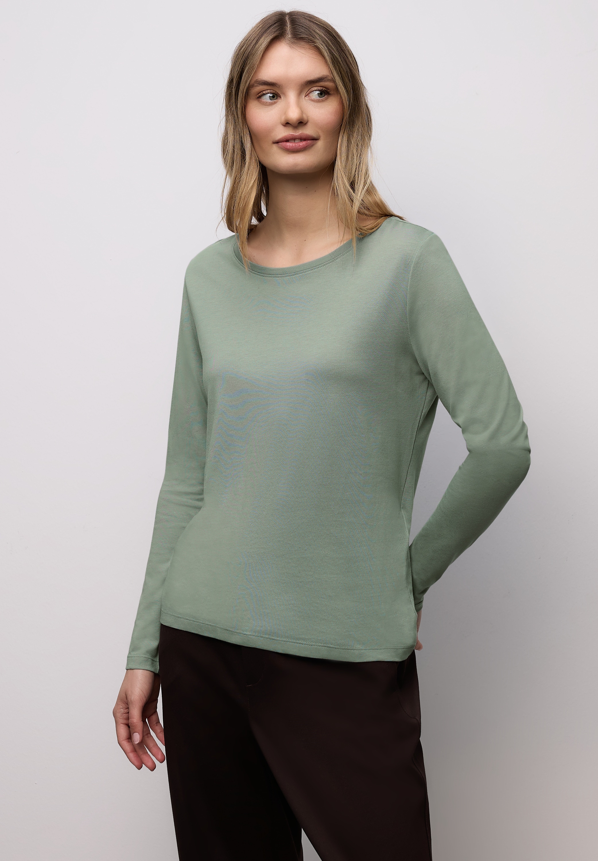 STREET ONE Langarmshirt mit Rundhalsausschnitt günstig online kaufen