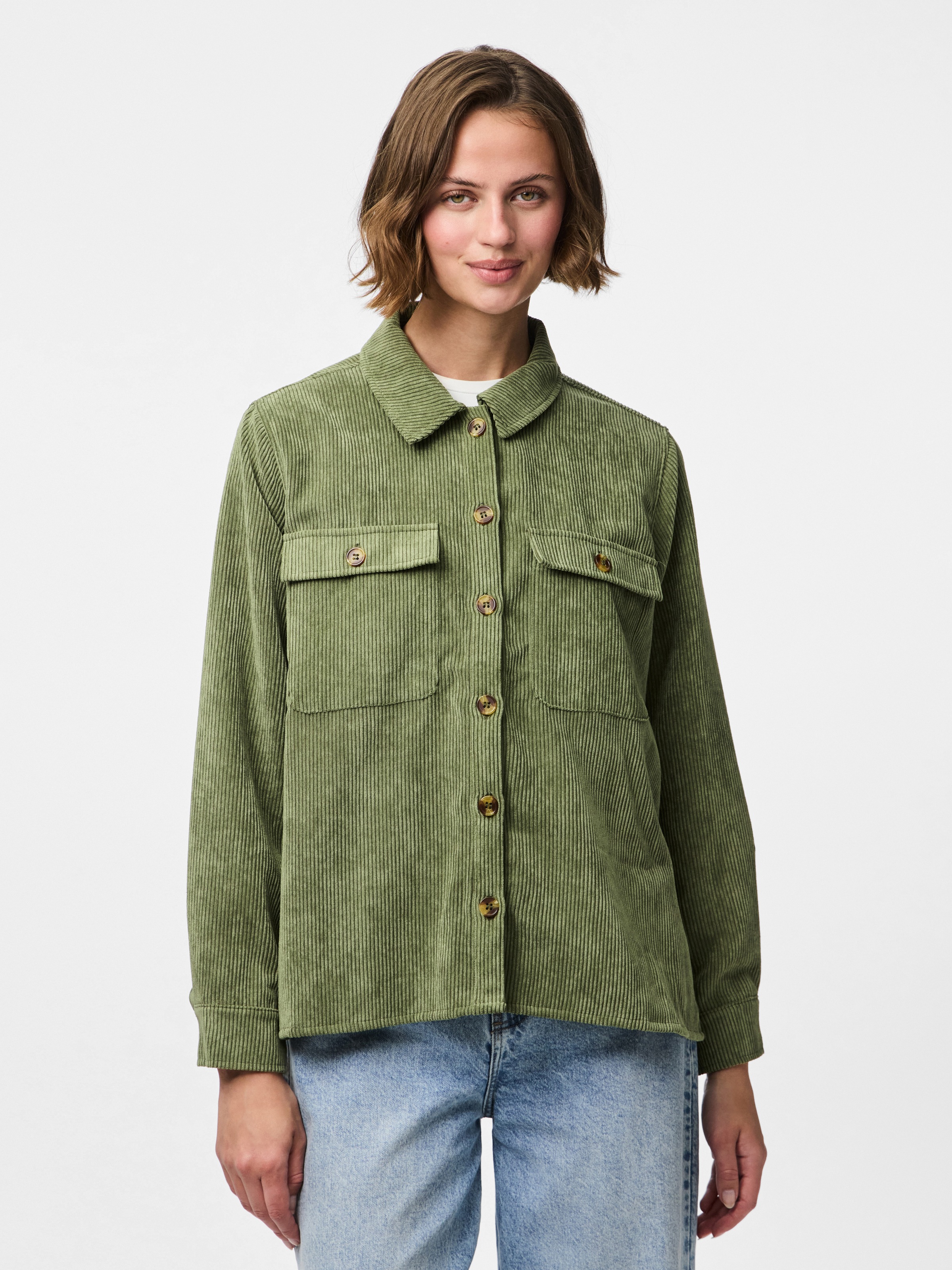 pieces Hemdbluse "PCEFFI LS SHIRT WVN NOOS" günstig online kaufen