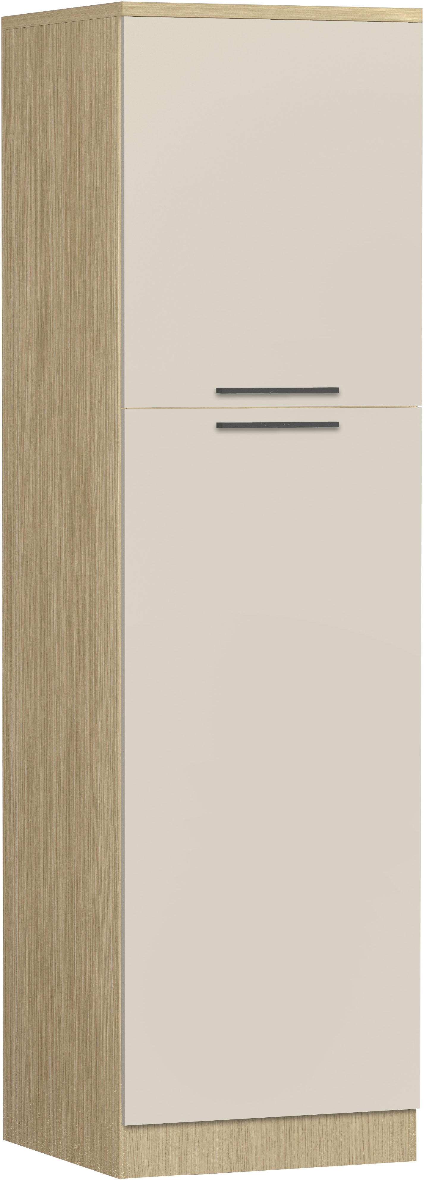 KOCHSTATION Vorratsschrank "Luna, Hochschrank, Küchenvorratsschrank, Speiseschrank, Made in Italy" B/T/H: 60×60×214,5 cm, mit 6 großzügigen Fächern