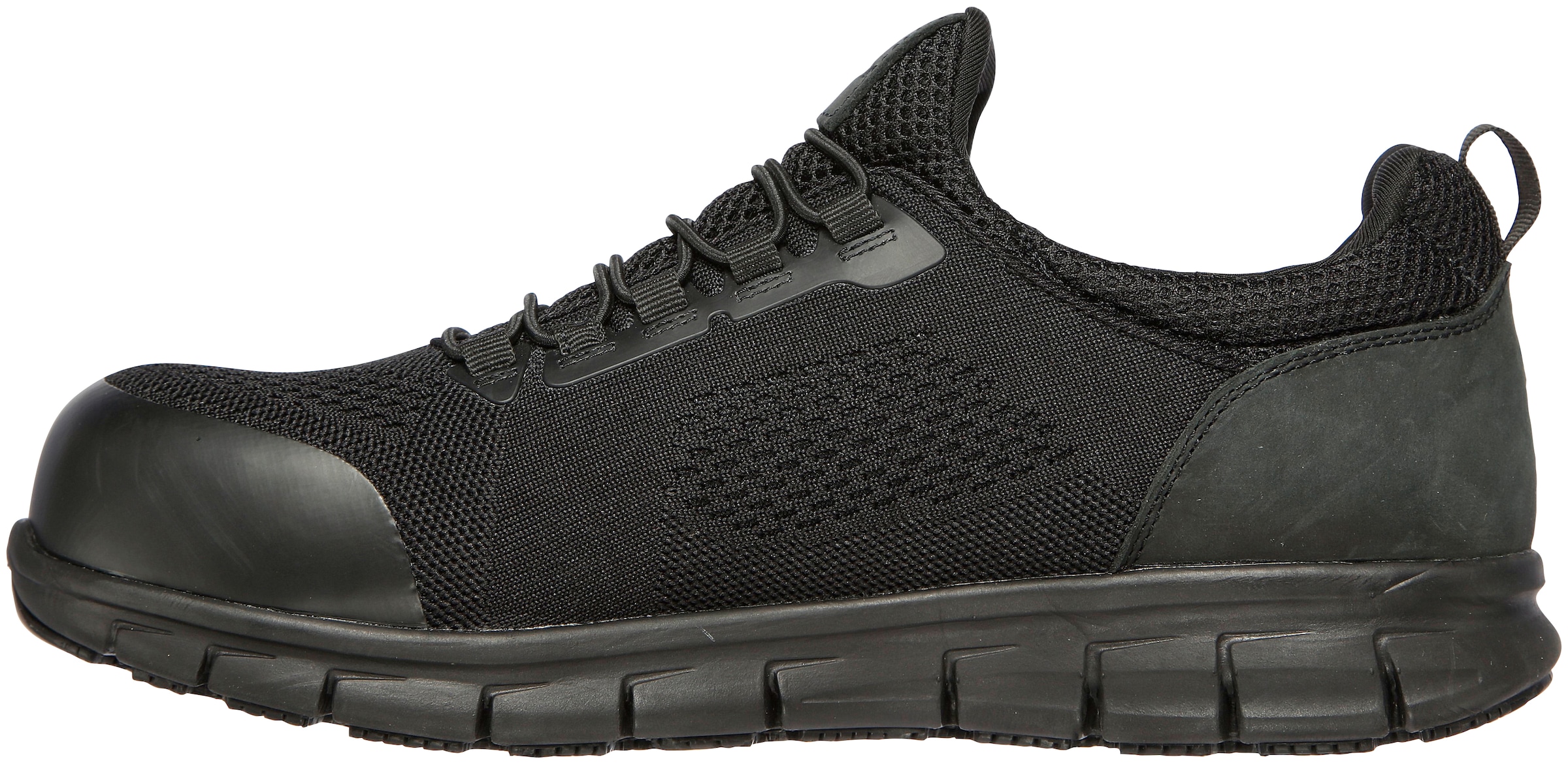 Skechers Sicherheitsschuh »SYNERGY - OMAT«, S1 P ESD, Slip On mit Bungeeschnürung, durchtrittsicher, atmungsaktiv