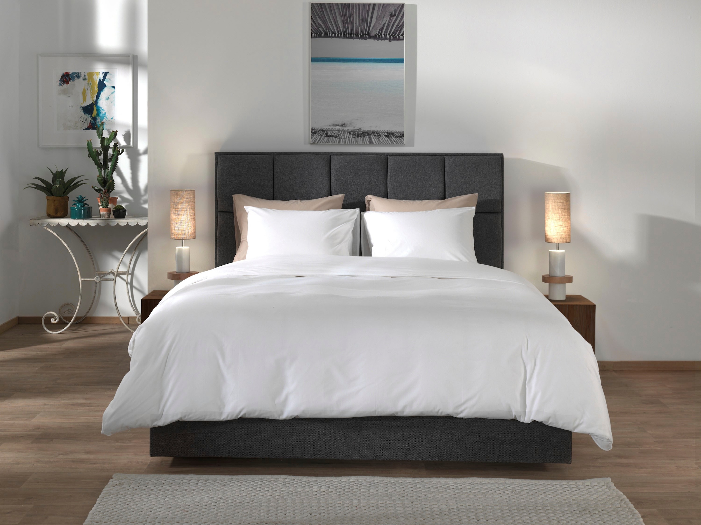 YELLOW Bettwäsche "Suite-Casablanca" 2 Stk. tlg. Uni, 100% Baumwolle ab 135 günstig online kaufen