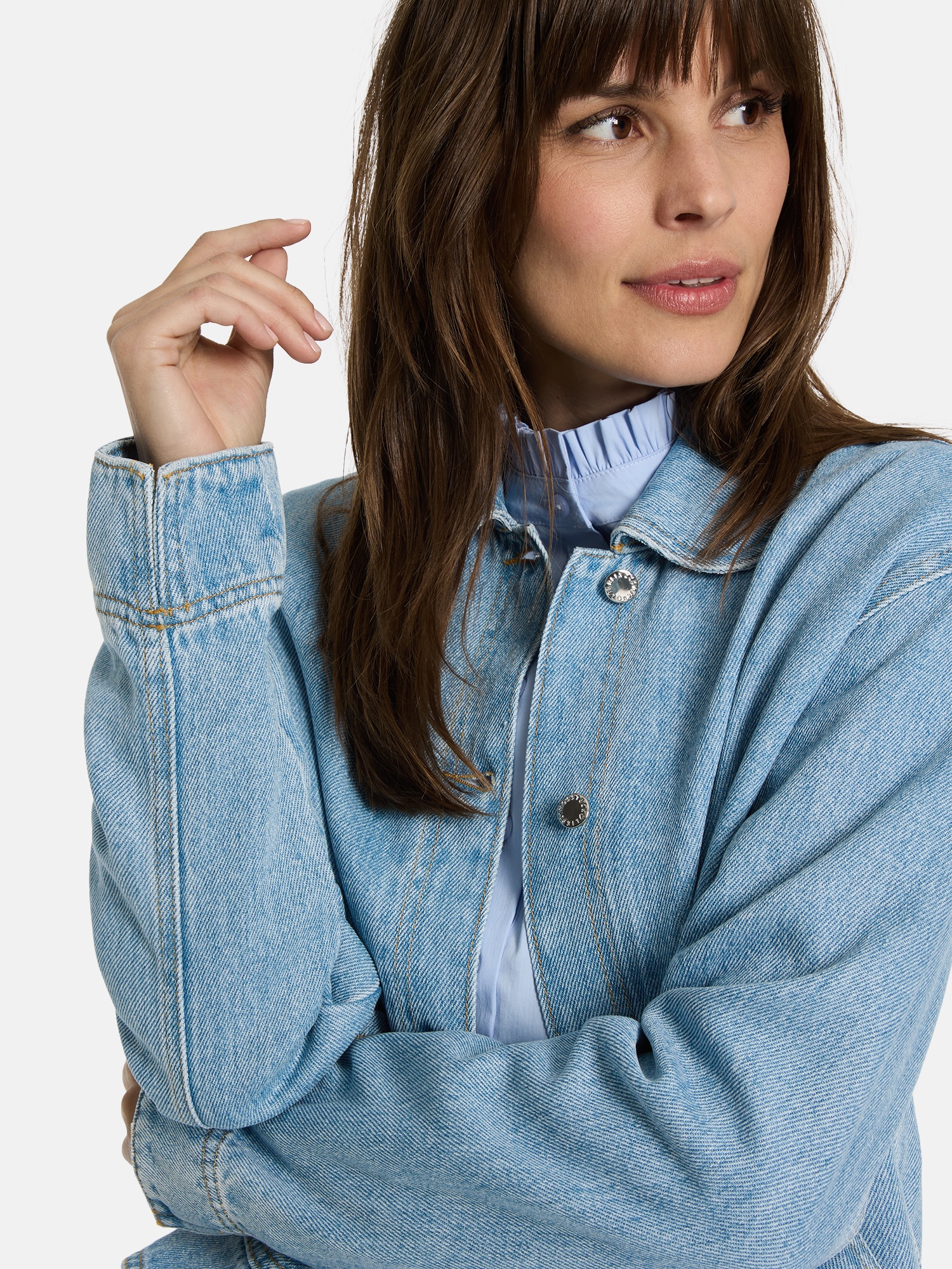 Lieblingsstück Jeansjacke »Nixon«, aus softem Material, lässig geschnitten