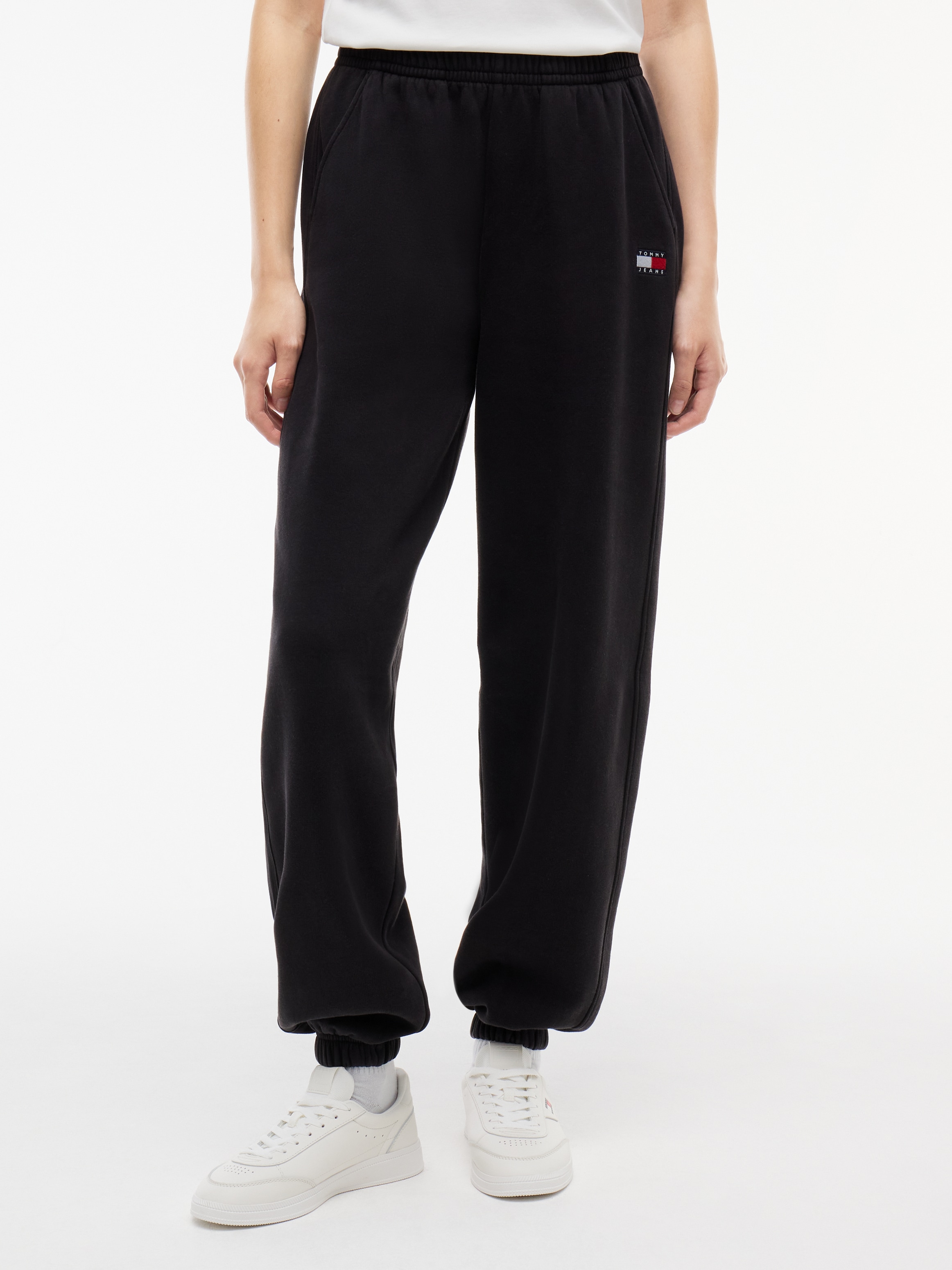 Tommy Jeans Sweathose "TJW BADGE SWEATPANTS" Baumwollmischung