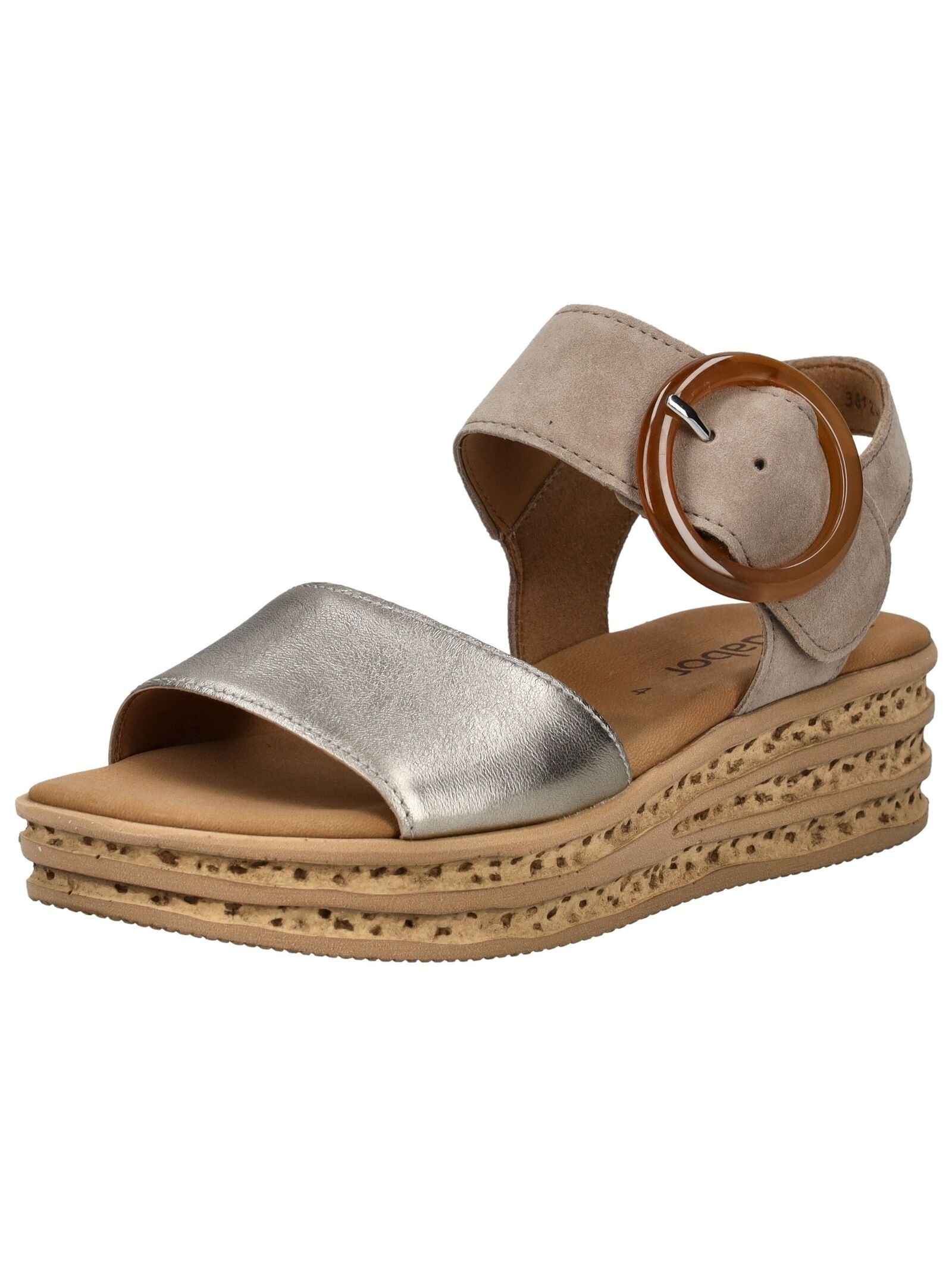 Gabor Keilsandalette "Gabor Sandalen Leder" günstig online kaufen