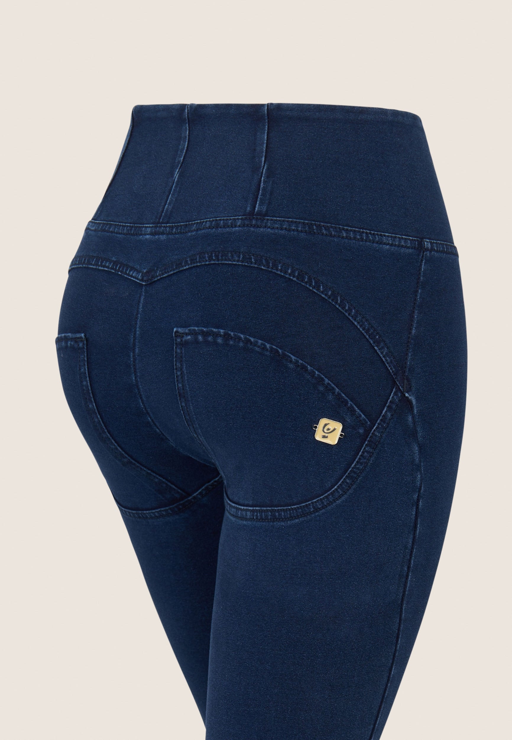 Freddy High-waist-Jeans mit Reißverschluß
