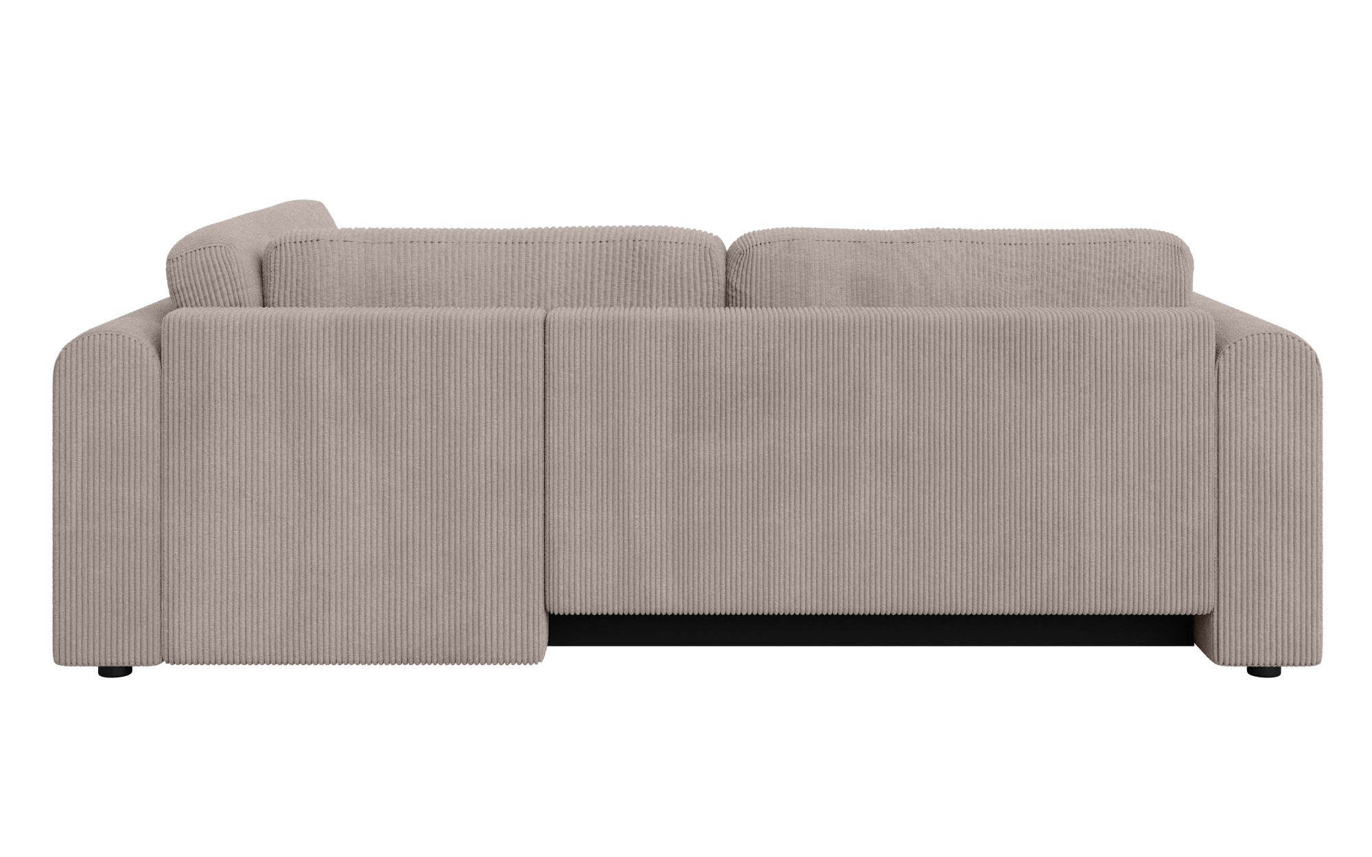 INOSIGN Ecksofa »Zacharia wahlweise Schlafsofa mit Bettkasten, B/T/H 250/166/86 cm«, L-Form mit Wellenunterfederung, Ottomane rechts oder links bestellbar