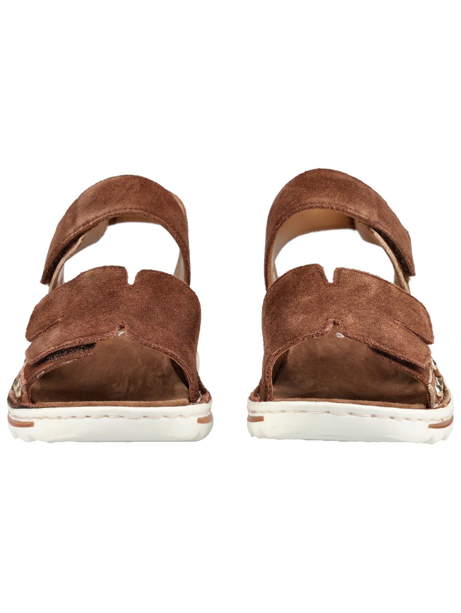 Riemchensandale ARA "Ara Sandalen Veloursleder", Damen, Gr. 41, braun, Veloursleder, Schuhe Riemchensandale 2