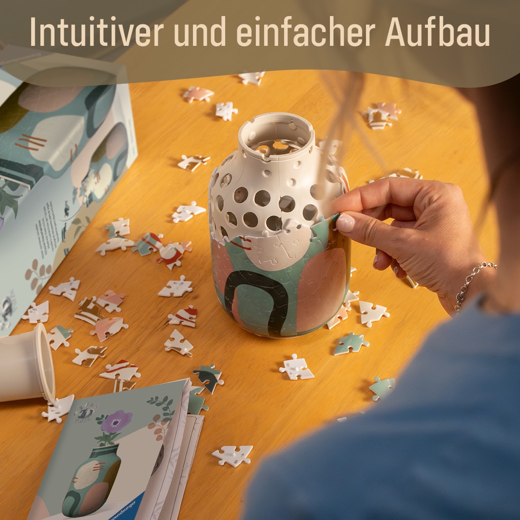 Ravensburger 3D-Puzzle »Vase Organic Sage« Made in Europe