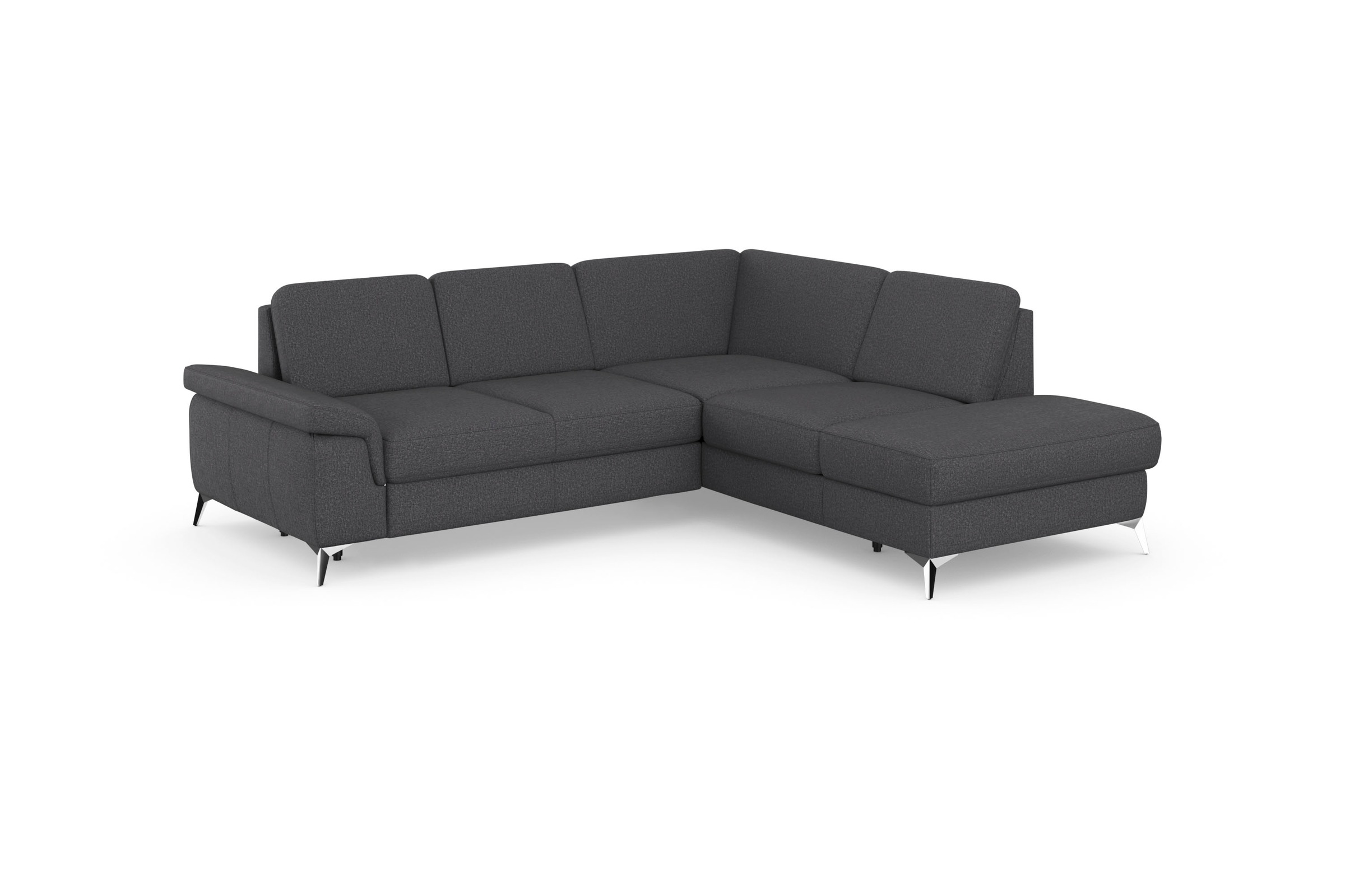 sit&more Ecksofa »Padua L-Form«, inklusive Sitztiefenverstellung, Armteilfunktion und Federkern