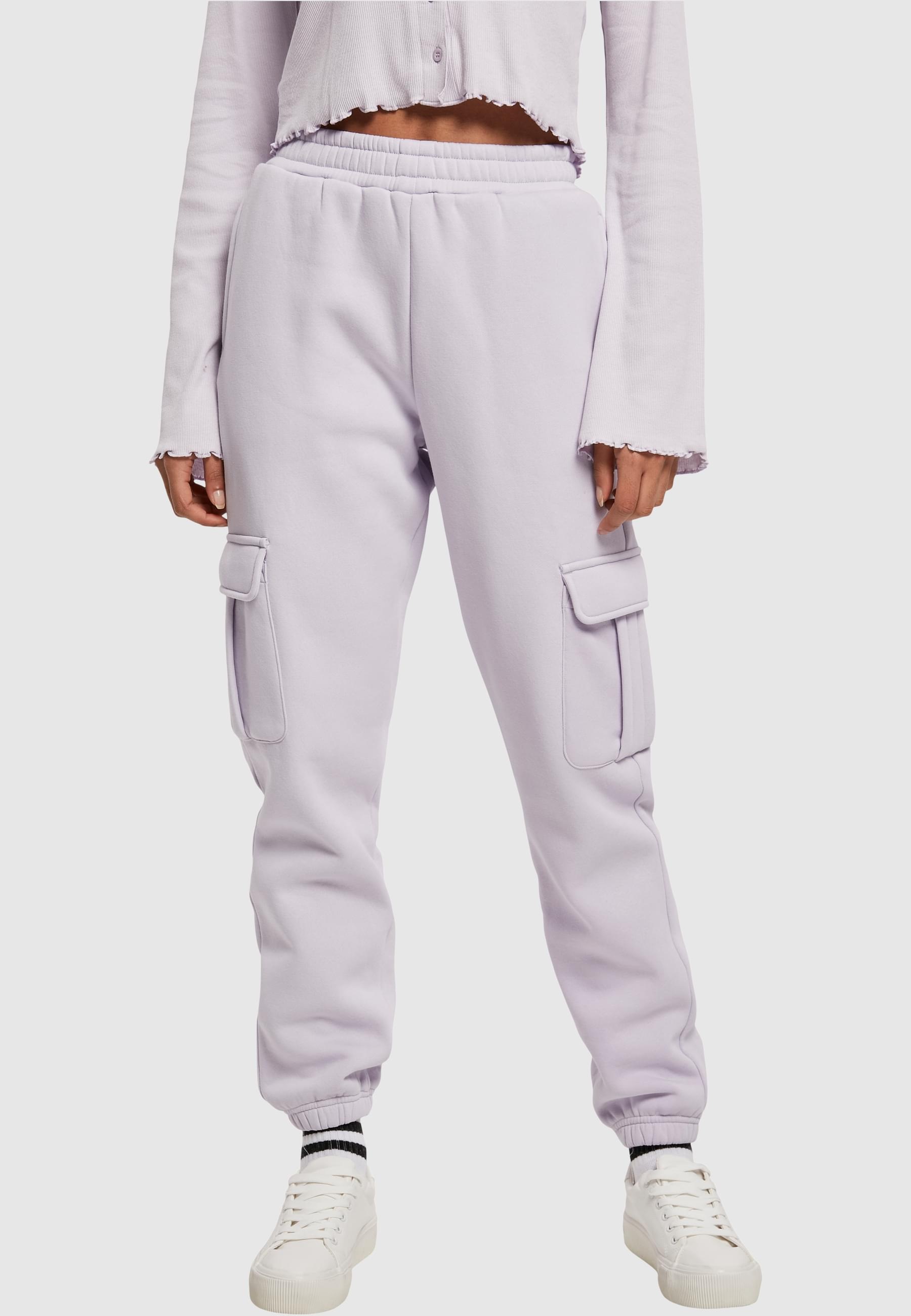 URBAN CLASSICS Jogginghose »Urban Classics Damen Ladies High Waist Cargo Sweat Pants«, (1 tlg.)